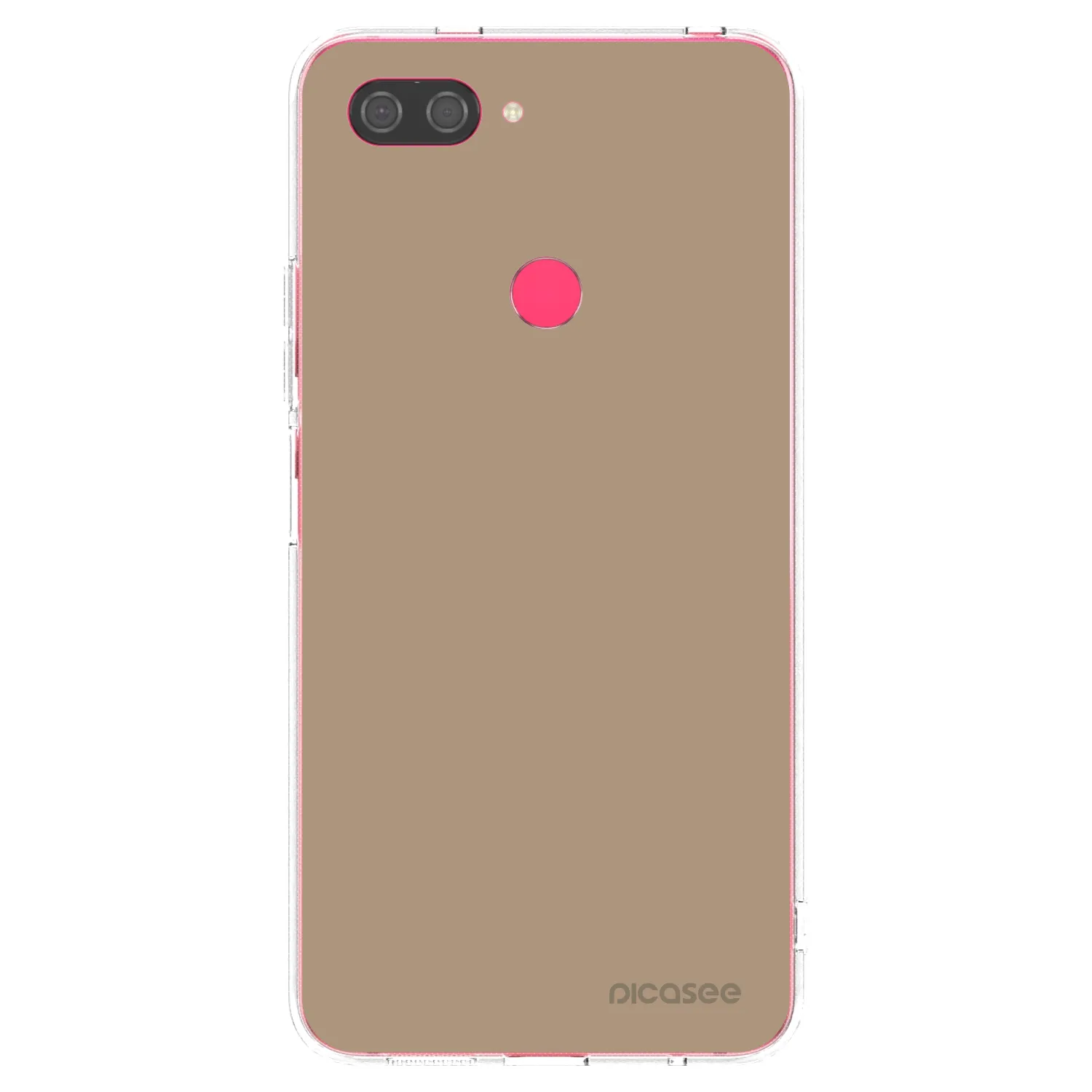 Picasee átlátszó szilikon tok az alábbi mobiltelefonokra Xiaomi Mi 8 Lite - Soft Sand