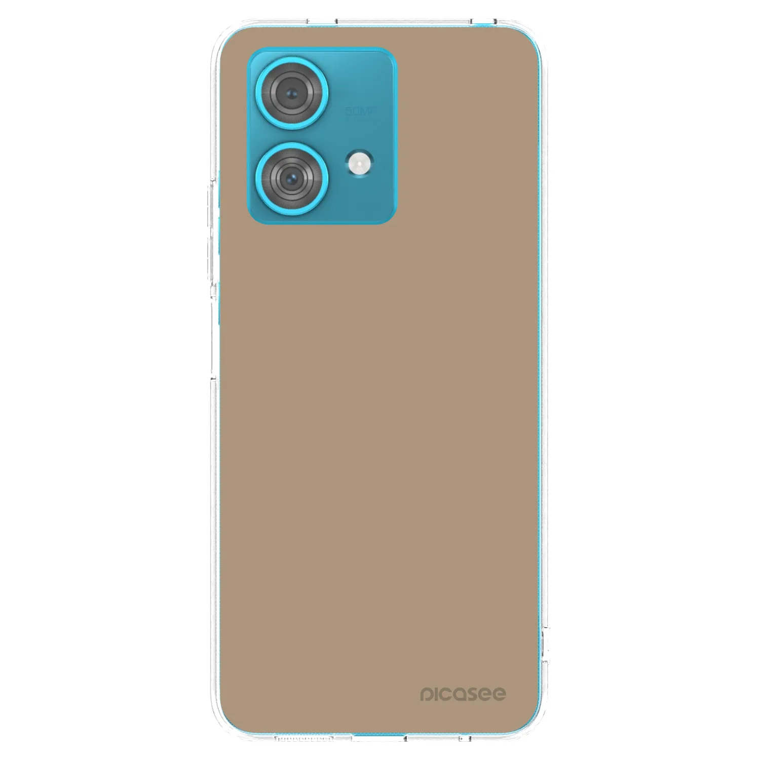 Picasee átlátszó szilikon tok az alábbi mobiltelefonokra Motorola Edge 40 Neo - Soft Sand