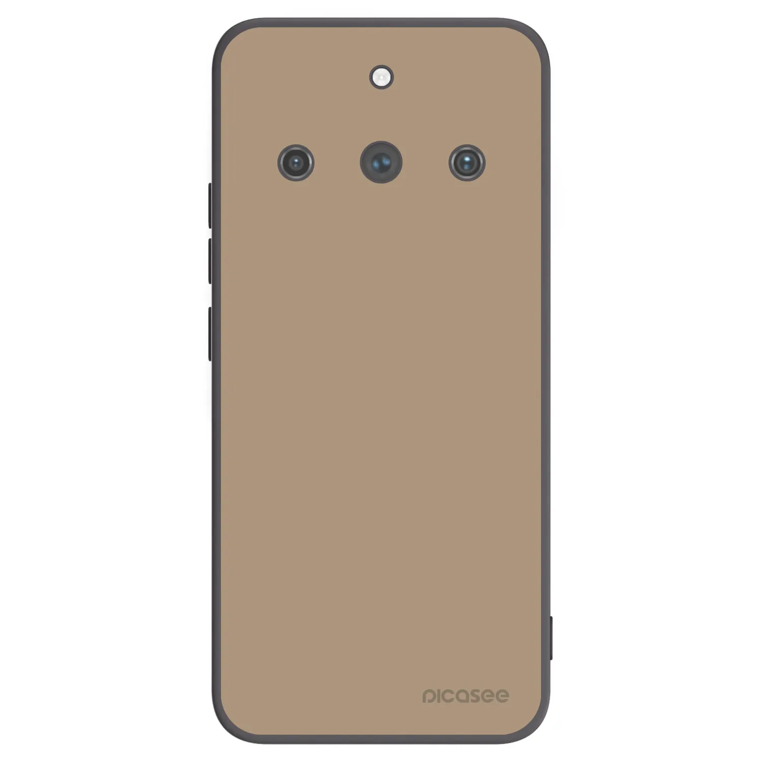 Picasee fekete szilikon tok az alábbi mobiltelefonokra Realme 11 Pro+ - Soft Sand