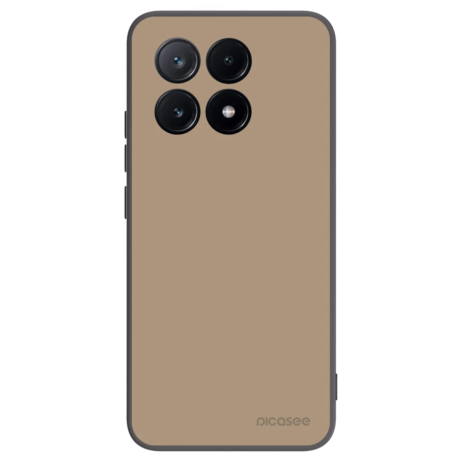 Picasee fekete szilikon tok az alábbi mobiltelefonokra Xiaomi Poco X6 Pro - Soft Sand