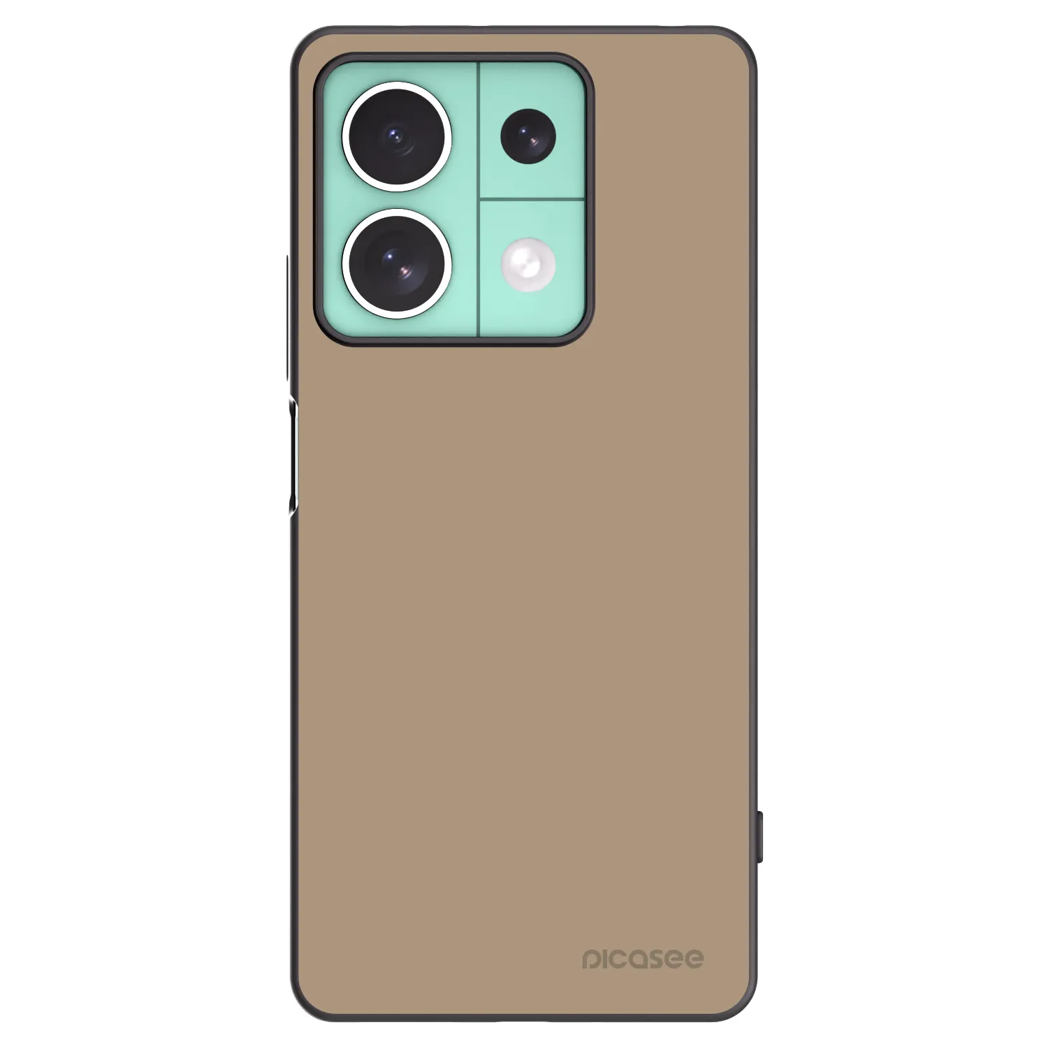 Picasee fekete szilikon tok az alábbi mobiltelefonokra Xiaomi Redmi Note 13 5G - Soft Sand
