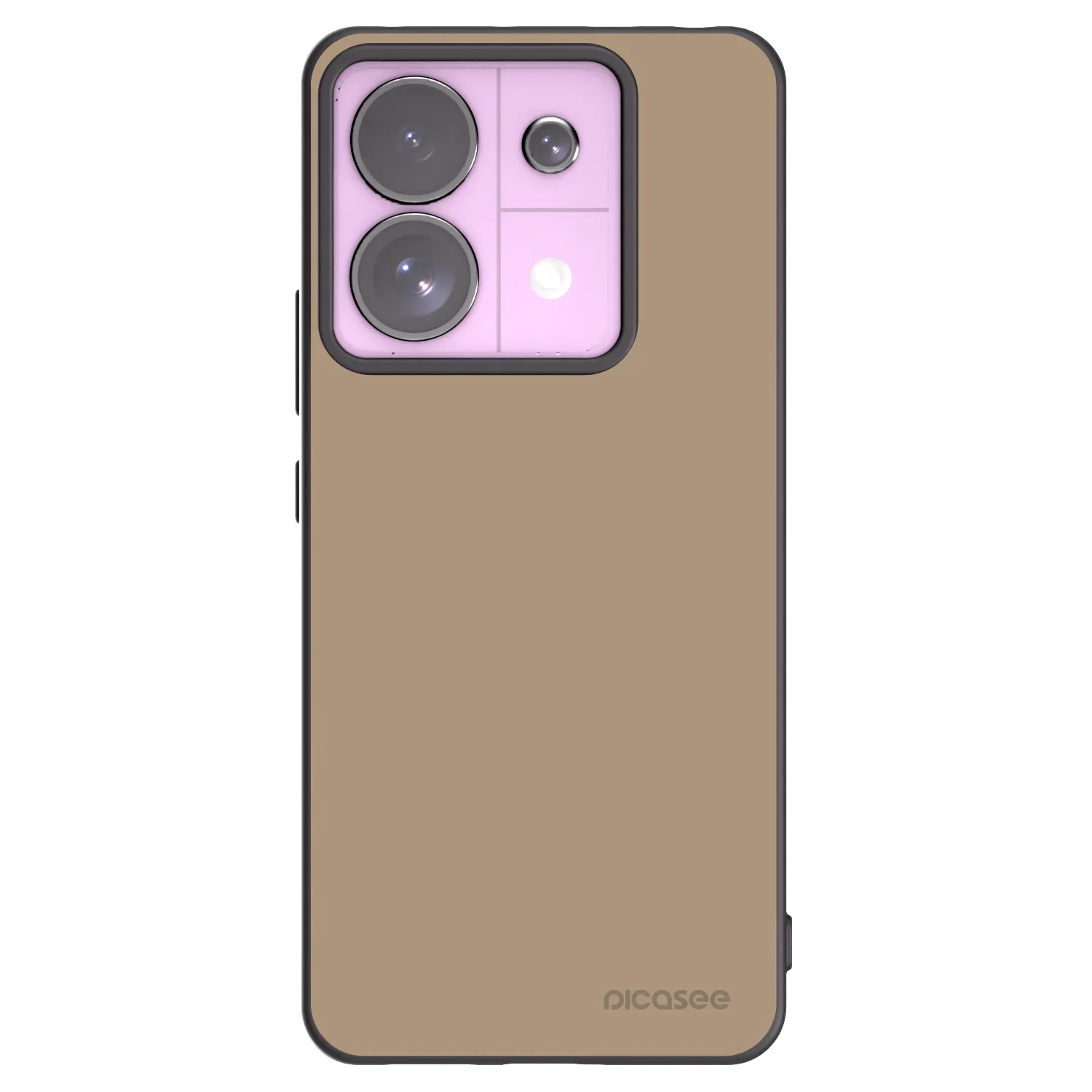 Picasee fekete szilikon tok az alábbi mobiltelefonokra Xiaomi Redmi Note 13 Pro 5G - Soft Sand