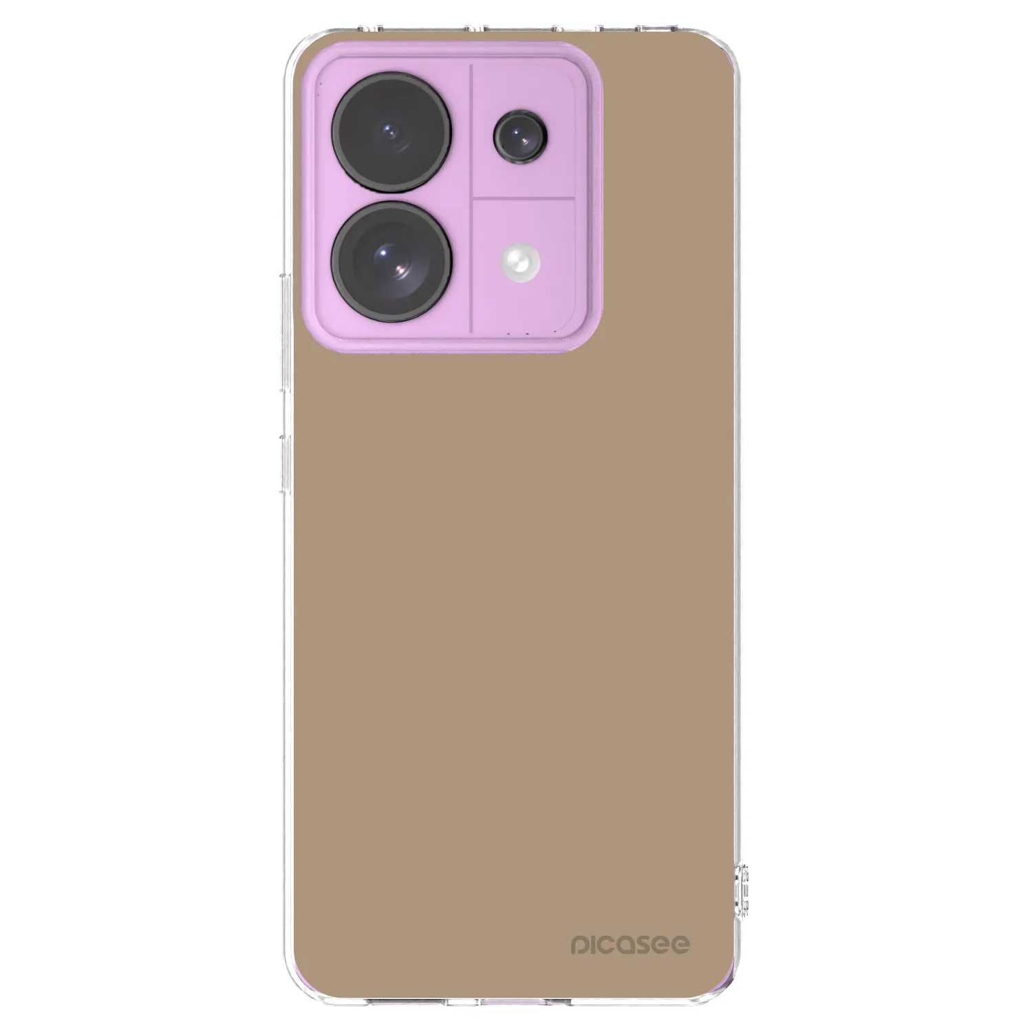 Picasee átlátszó szilikon tok az alábbi mobiltelefonokra Xiaomi Redmi Note 13 Pro 5G - Soft Sand