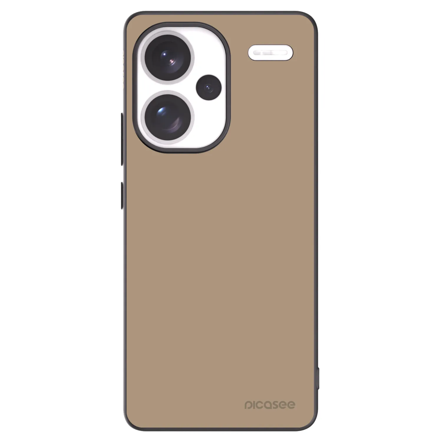 Picasee fekete szilikon tok az alábbi mobiltelefonokra Xiaomi Redmi Note 13 Pro+ 5G - Soft Sand