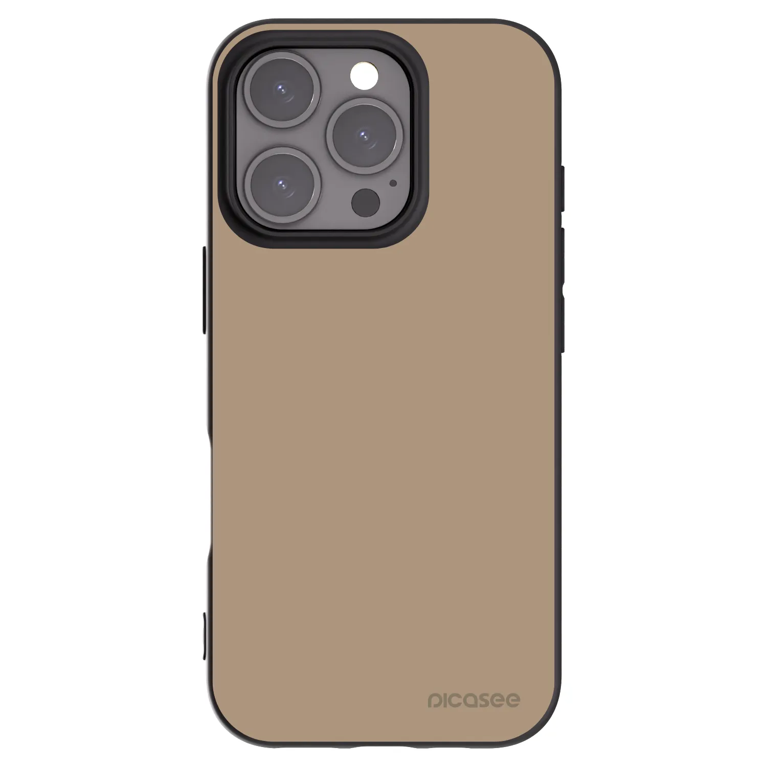 Picasee fekete szilikon tok az alábbi mobiltelefonokra Apple iPhone 16 Pro - Soft Sand