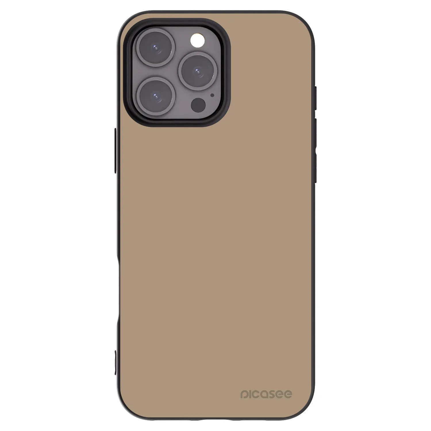 Picasee fekete szilikon tok az alábbi mobiltelefonokra Apple iPhone 16 Pro Max - Soft Sand