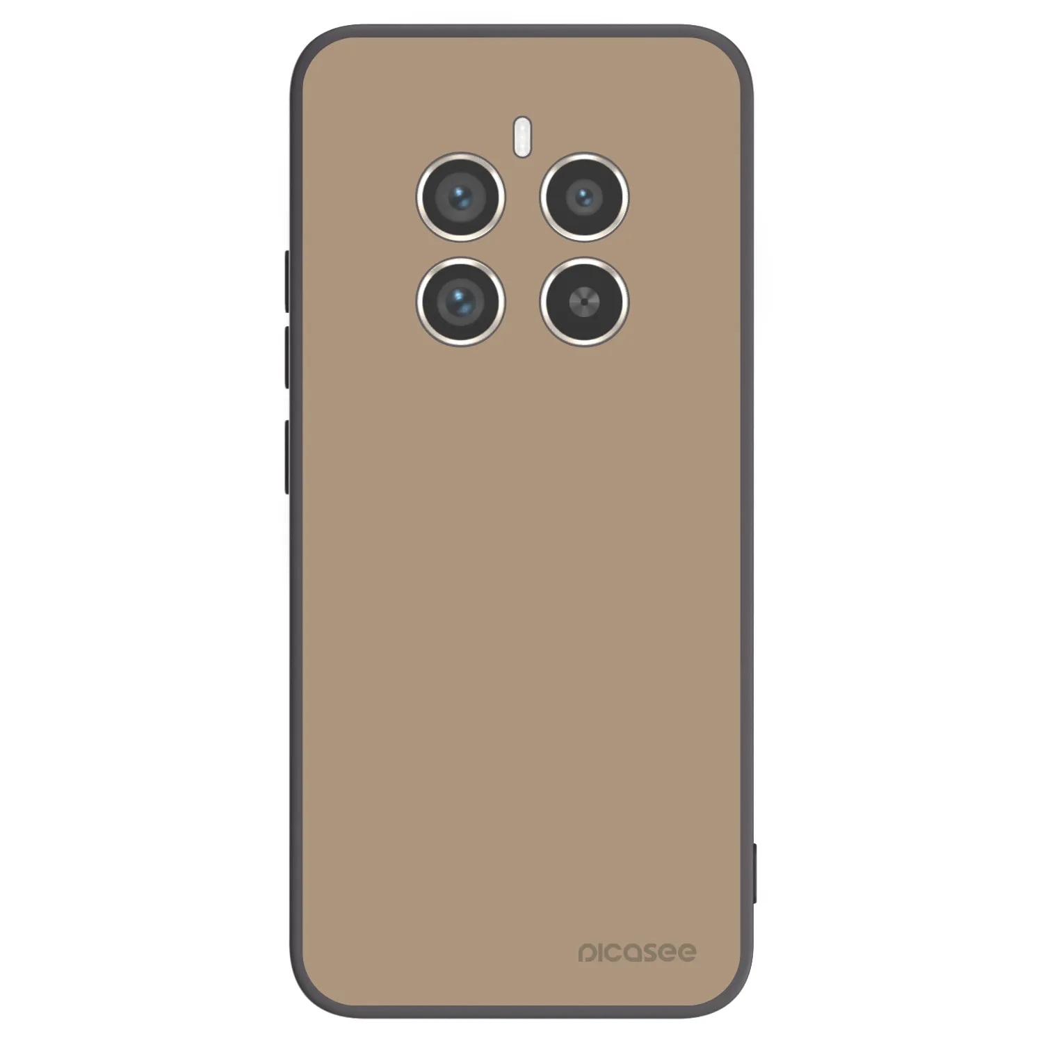 Picasee fekete szilikon tok az alábbi mobiltelefonokra Realme 12 Pro 5G - Soft Sand