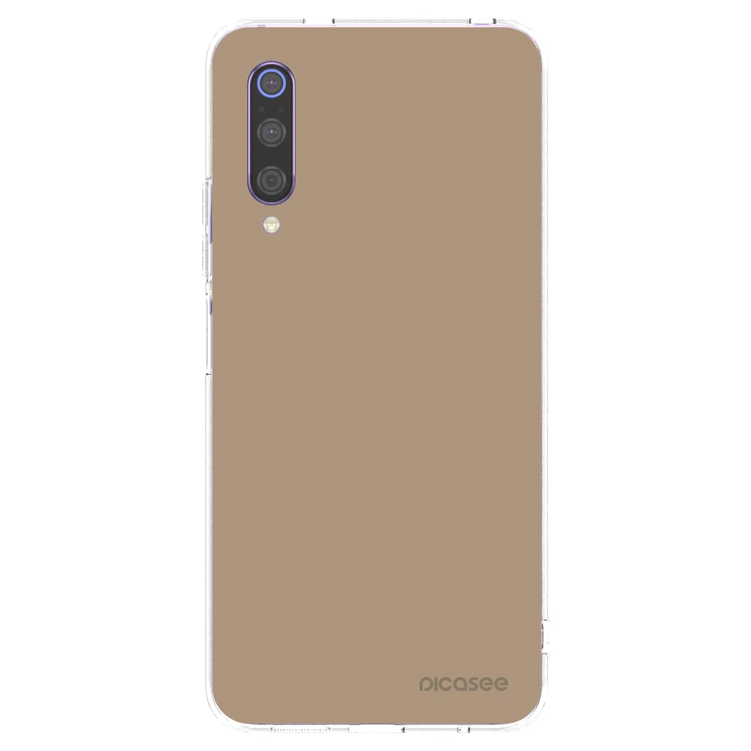 Picasee átlátszó szilikon tok az alábbi mobiltelefonokra Xiaomi Mi 9 - Soft Sand