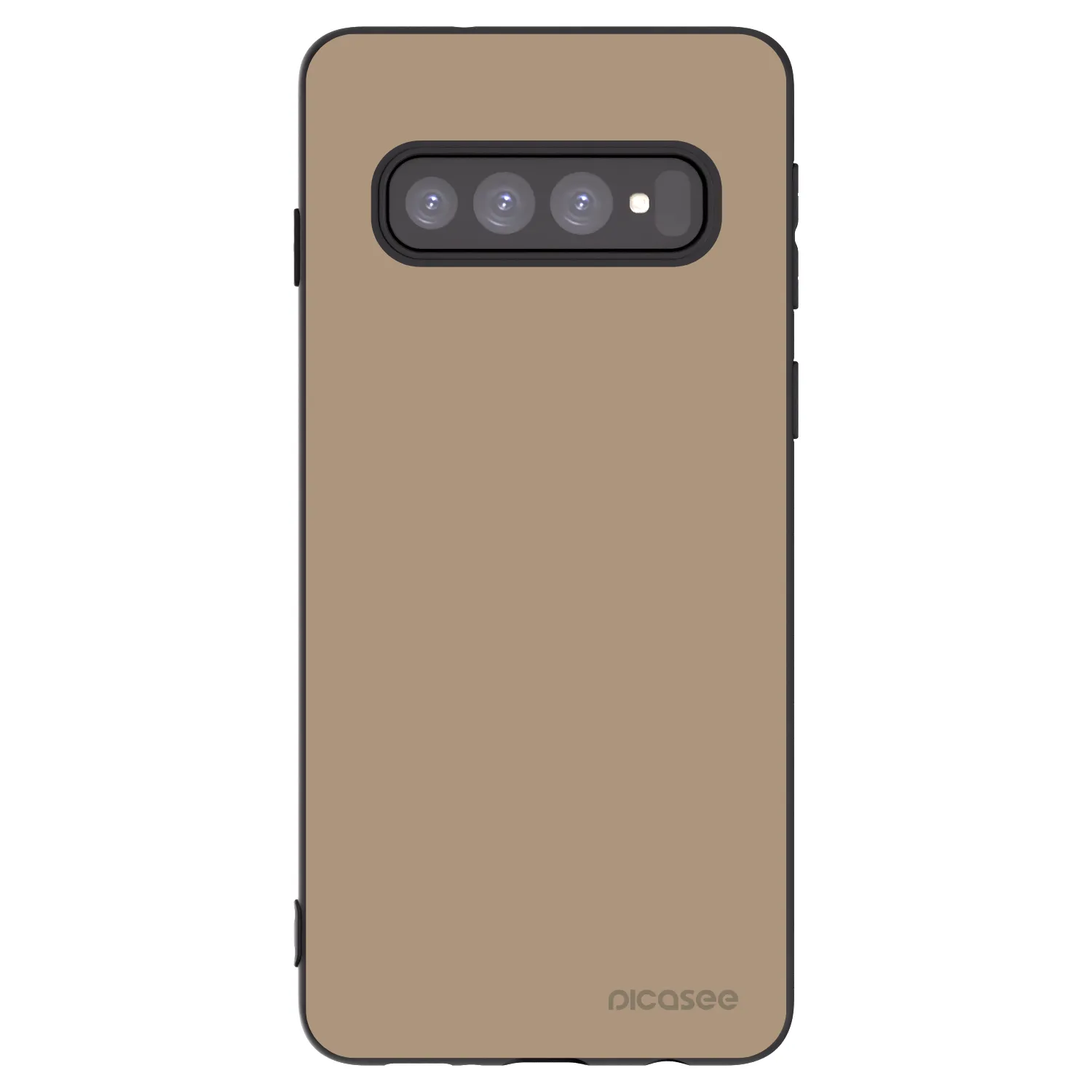 Picasee fekete szilikon tok az alábbi mobiltelefonokra Samsung Galaxy S10 G973 - Soft Sand