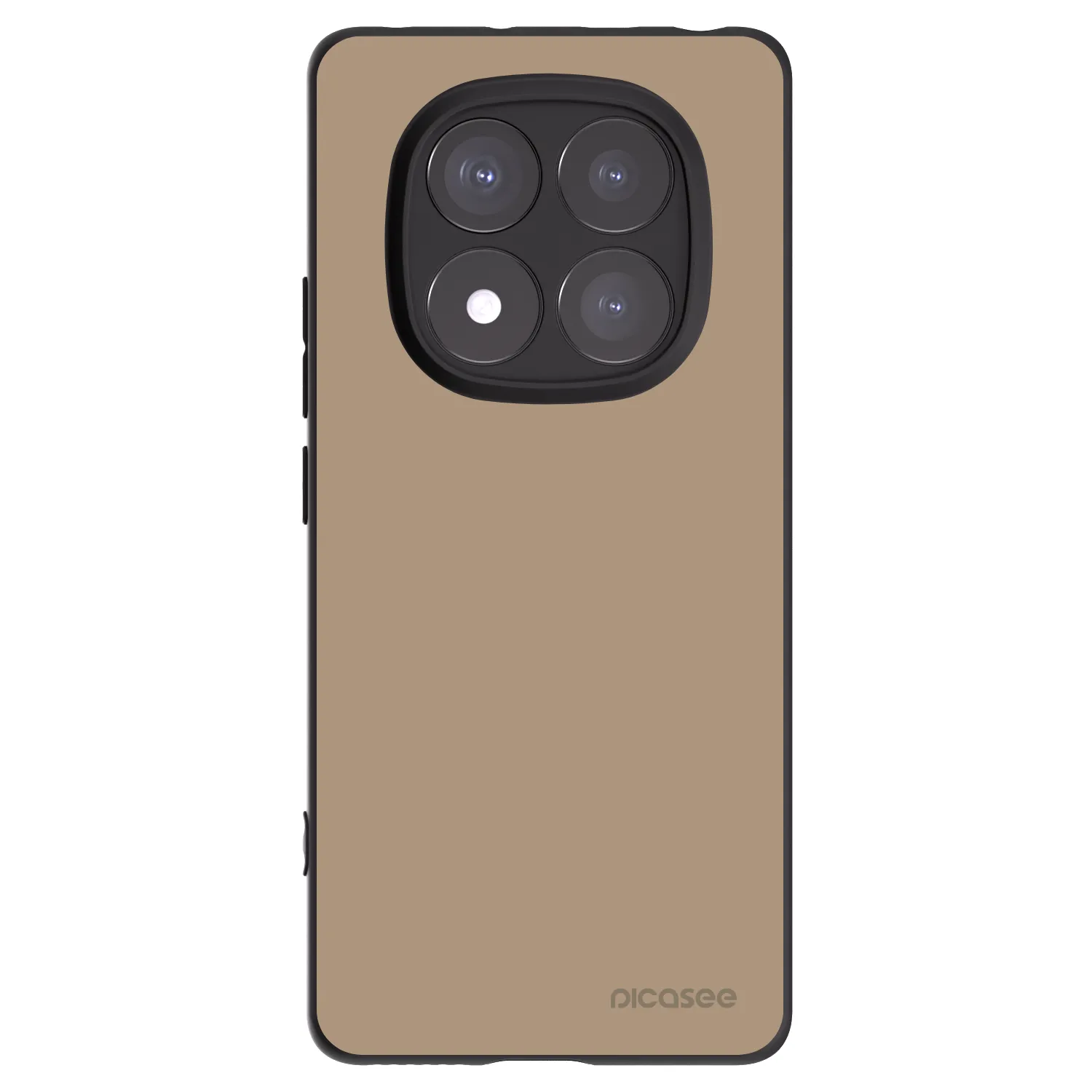 Picasee fekete szilikon tok az alábbi mobiltelefonokra Xiaomi Redmi Note 14 Pro+ 5G - Soft Sand