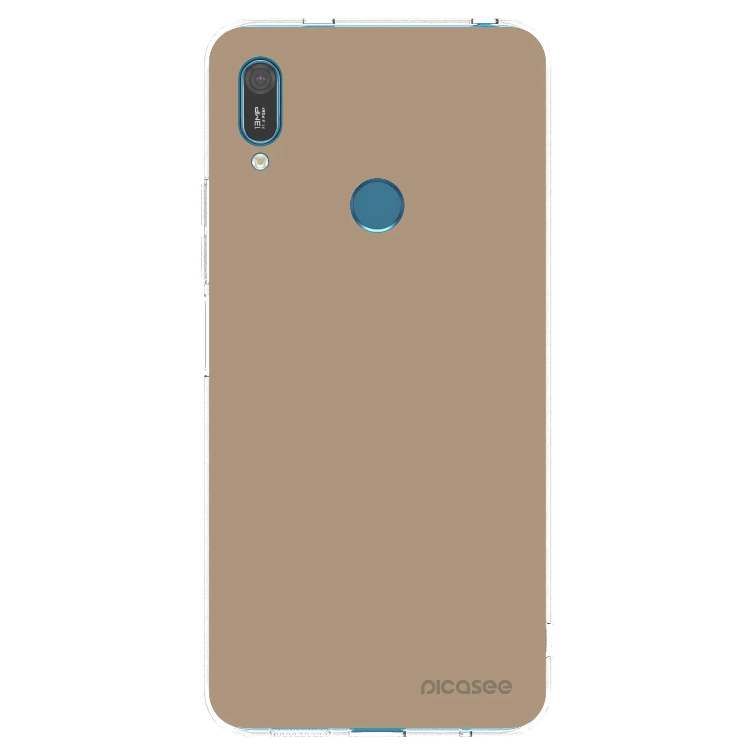 Picasee átlátszó szilikon tok az alábbi mobiltelefonokra Huawei Y7 2019 - Soft Sand