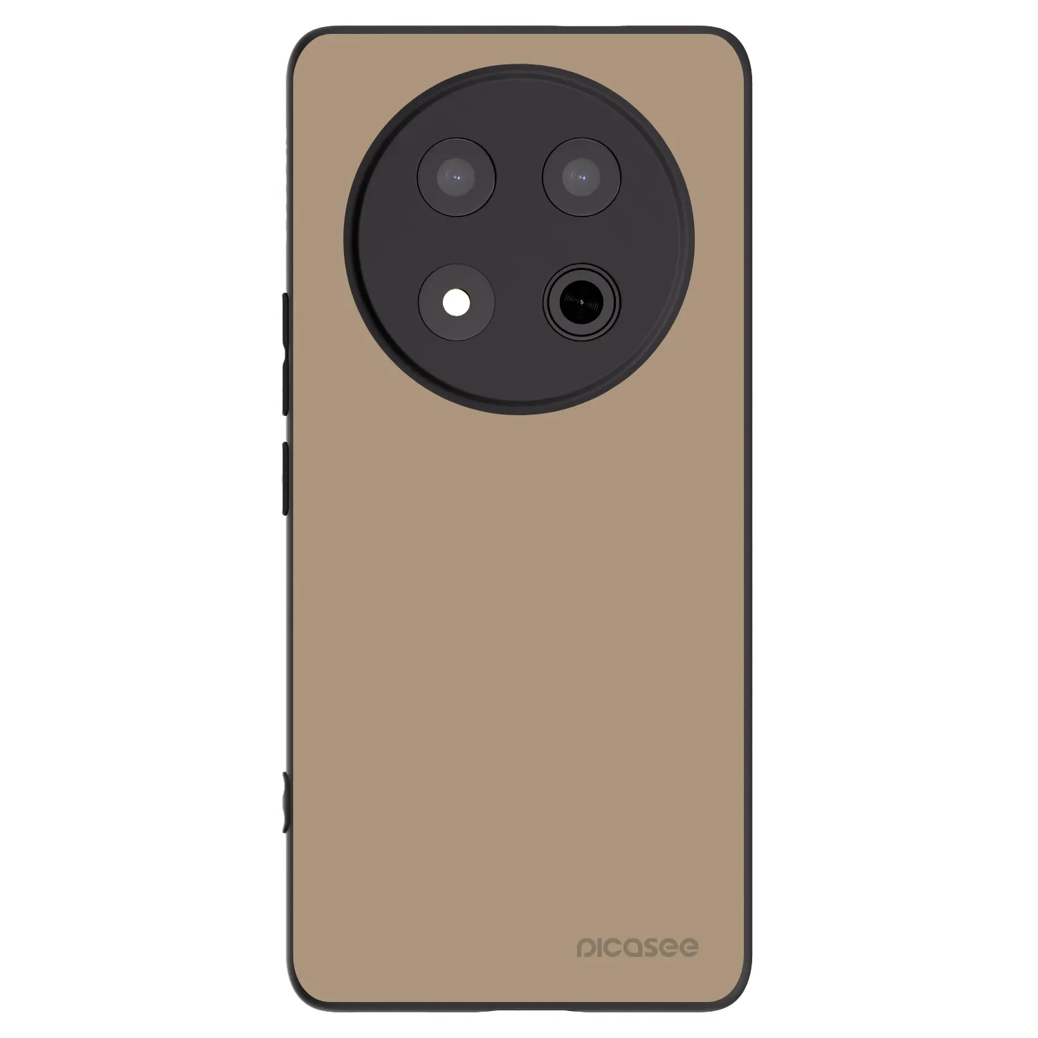Picasee fekete szilikon tok az alábbi mobiltelefonokra Honor Magic7 Lite 5G - Soft Sand