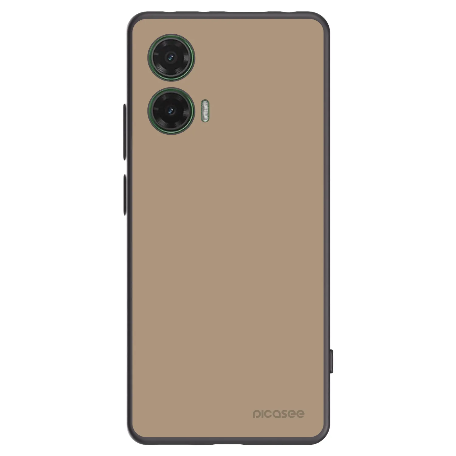 Picasee fekete szilikon tok az alábbi mobiltelefonokra Motorola Moto G35 5G - Soft Sand