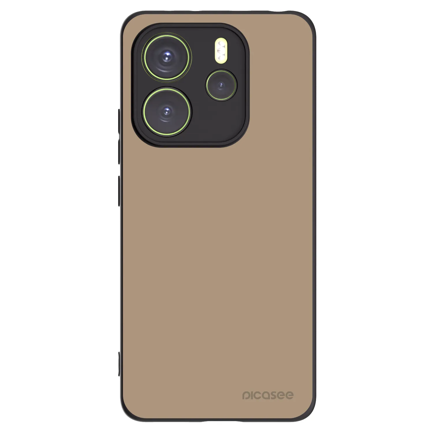 Picasee fekete szilikon tok az alábbi mobiltelefonokra Xiaomi Redmi Note 14 4G - Soft Sand