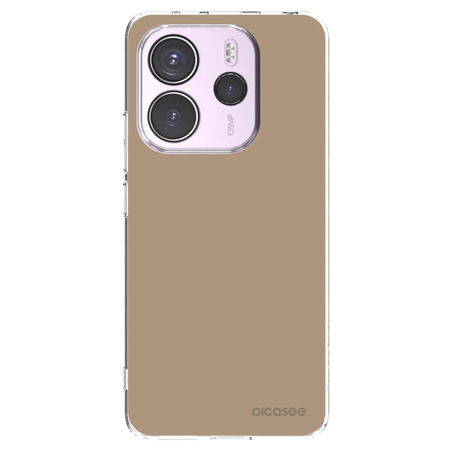 Picasee átlátszó szilikon tok az alábbi mobiltelefonokra Xiaomi Redmi Note 14 4G - Soft Sand