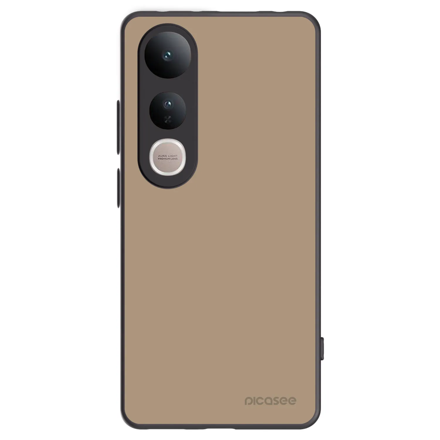 Picasee fekete szilikon tok az alábbi mobiltelefonokra Vivo V50 Lite 5G - Soft Sand