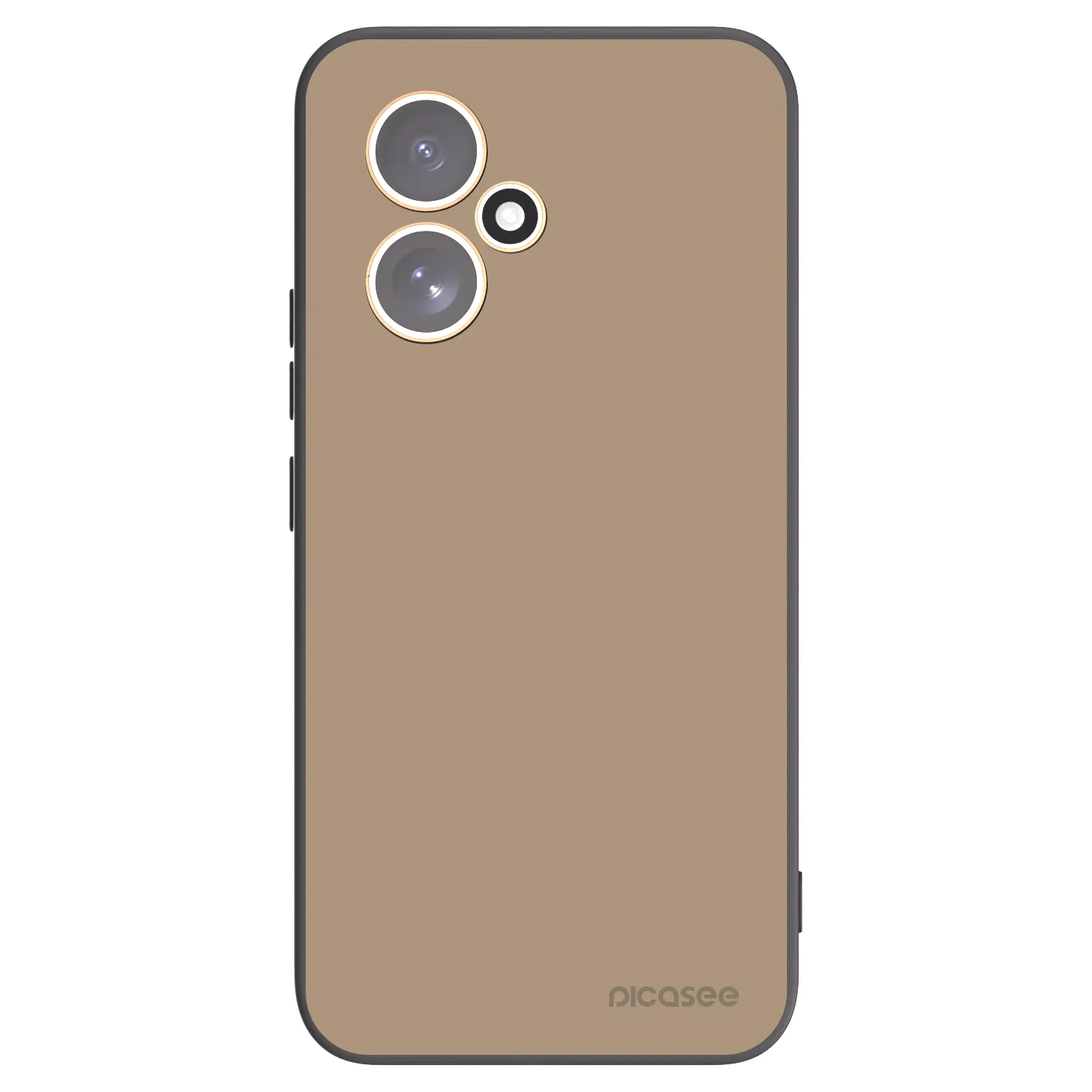 Picasee fekete szilikon tok az alábbi mobiltelefonokra Honor 400 5G - Soft Sand