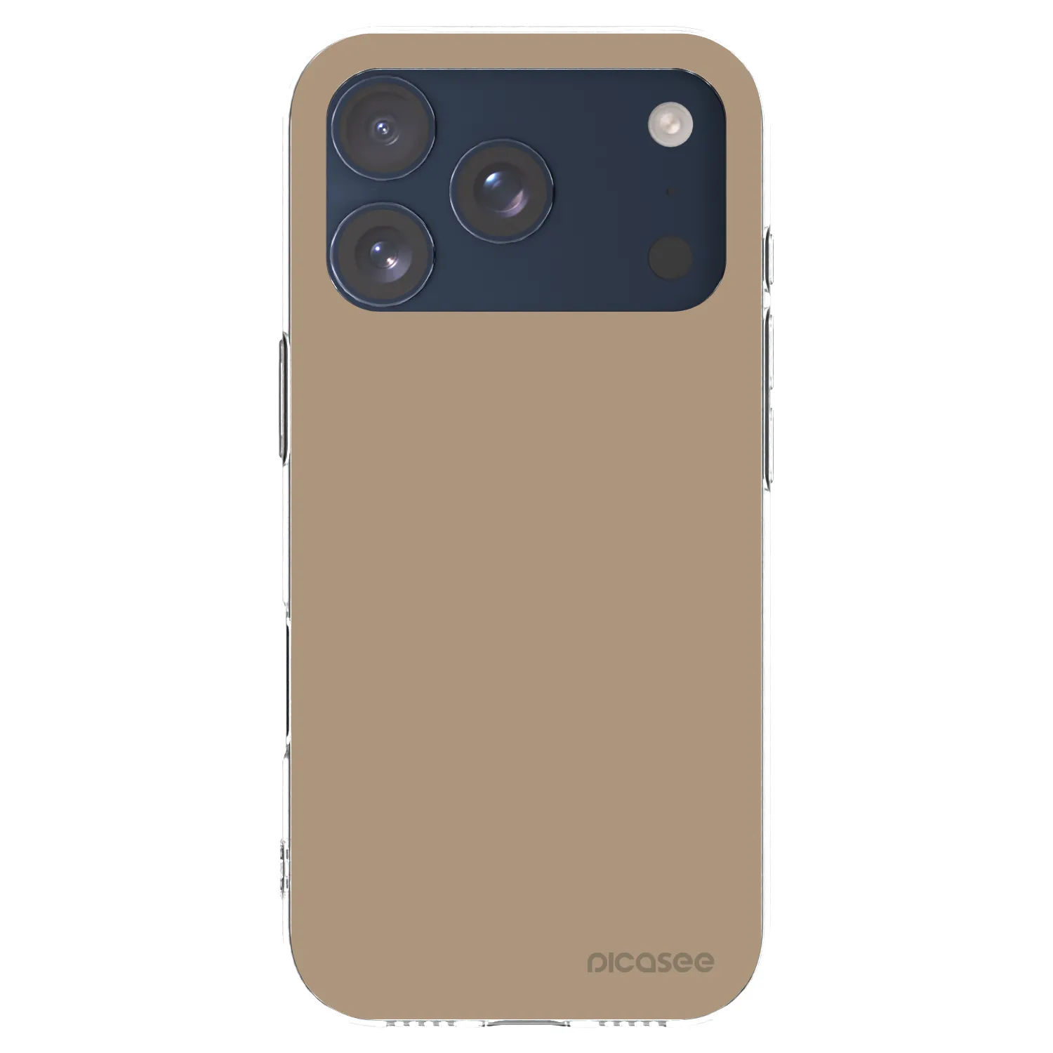Picasee átlátszó szilikon tok az alábbi mobiltelefonokra Apple iPhone 17 Pro - Soft Sand