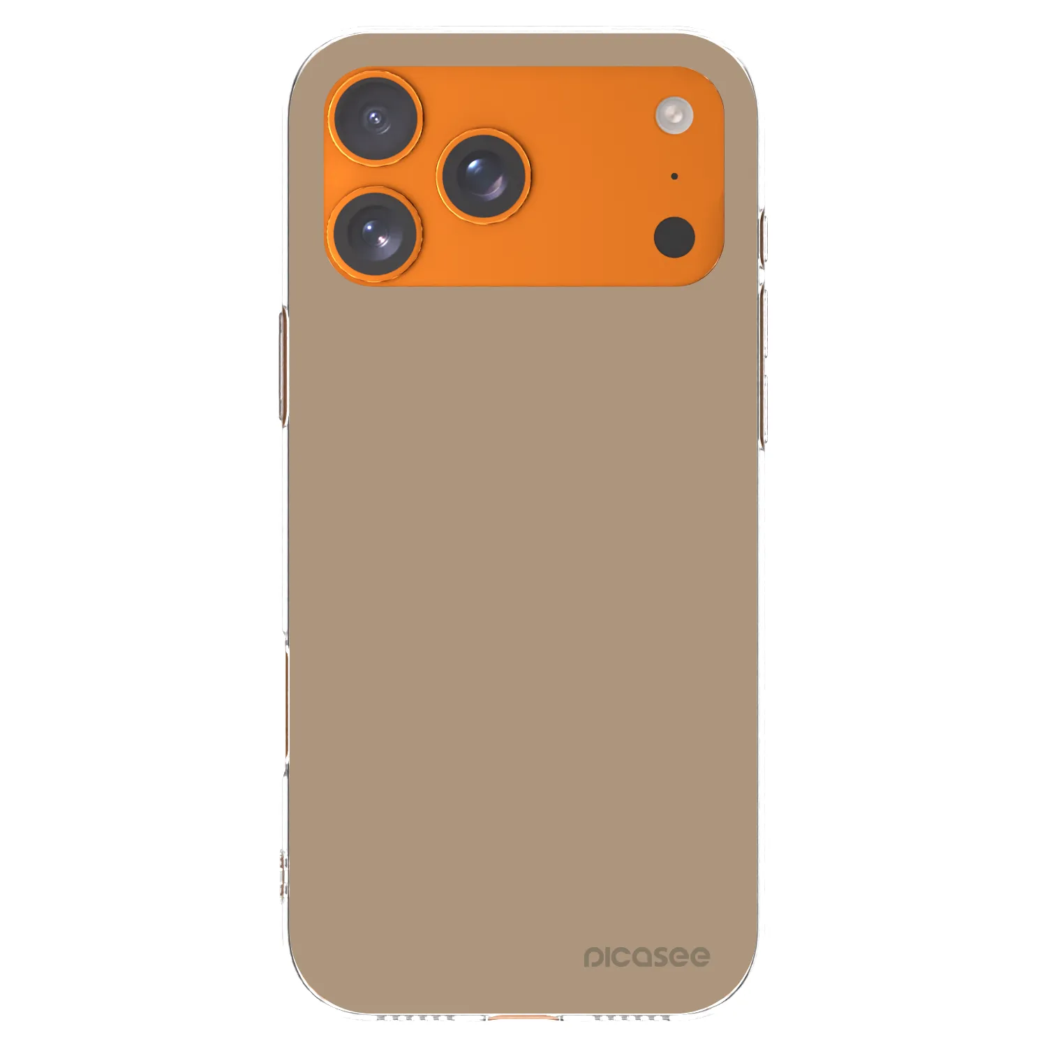 Picasee átlátszó szilikon tok az alábbi mobiltelefonokra Apple iPhone 17 Pro Max - Soft Sand