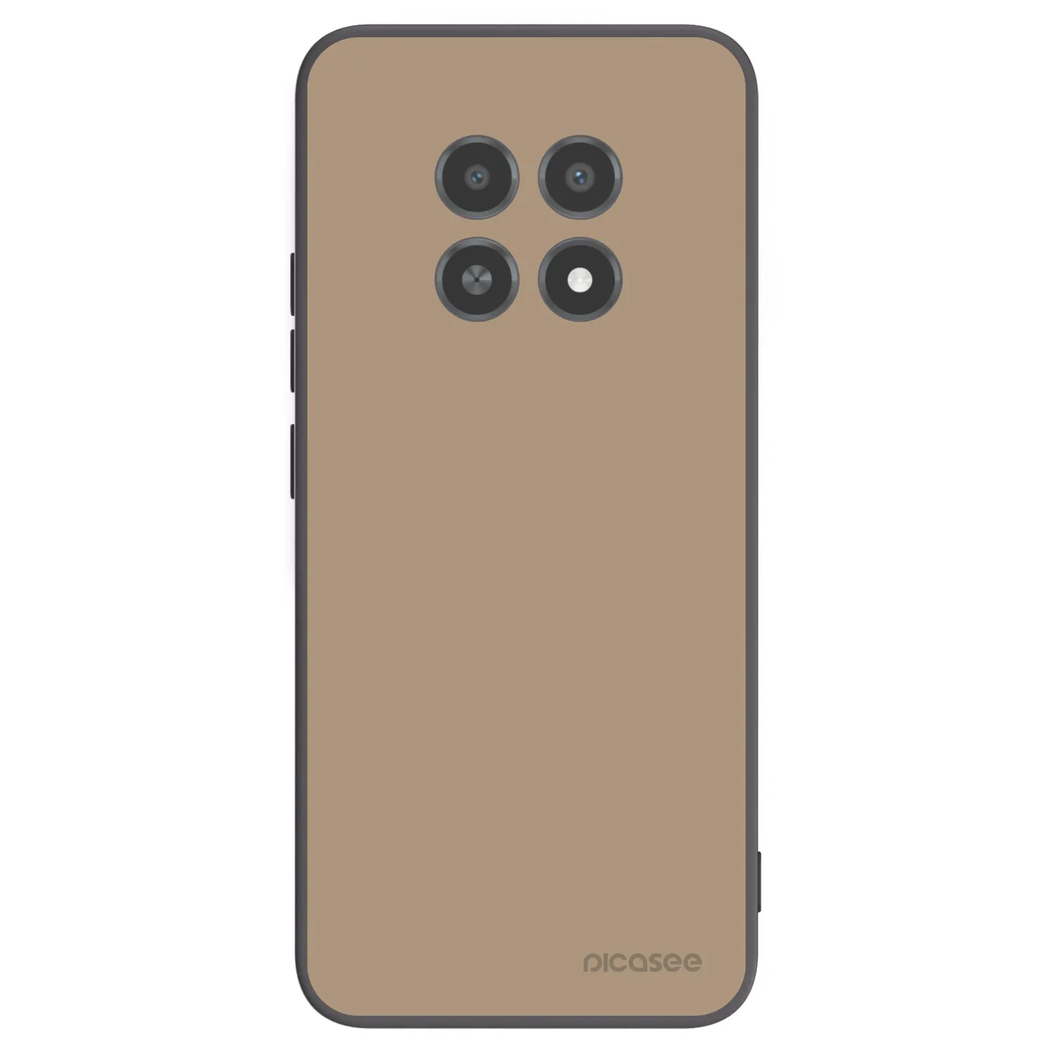Picasee fekete szilikon tok az alábbi mobiltelefonokra Realme 12X - Soft Sand