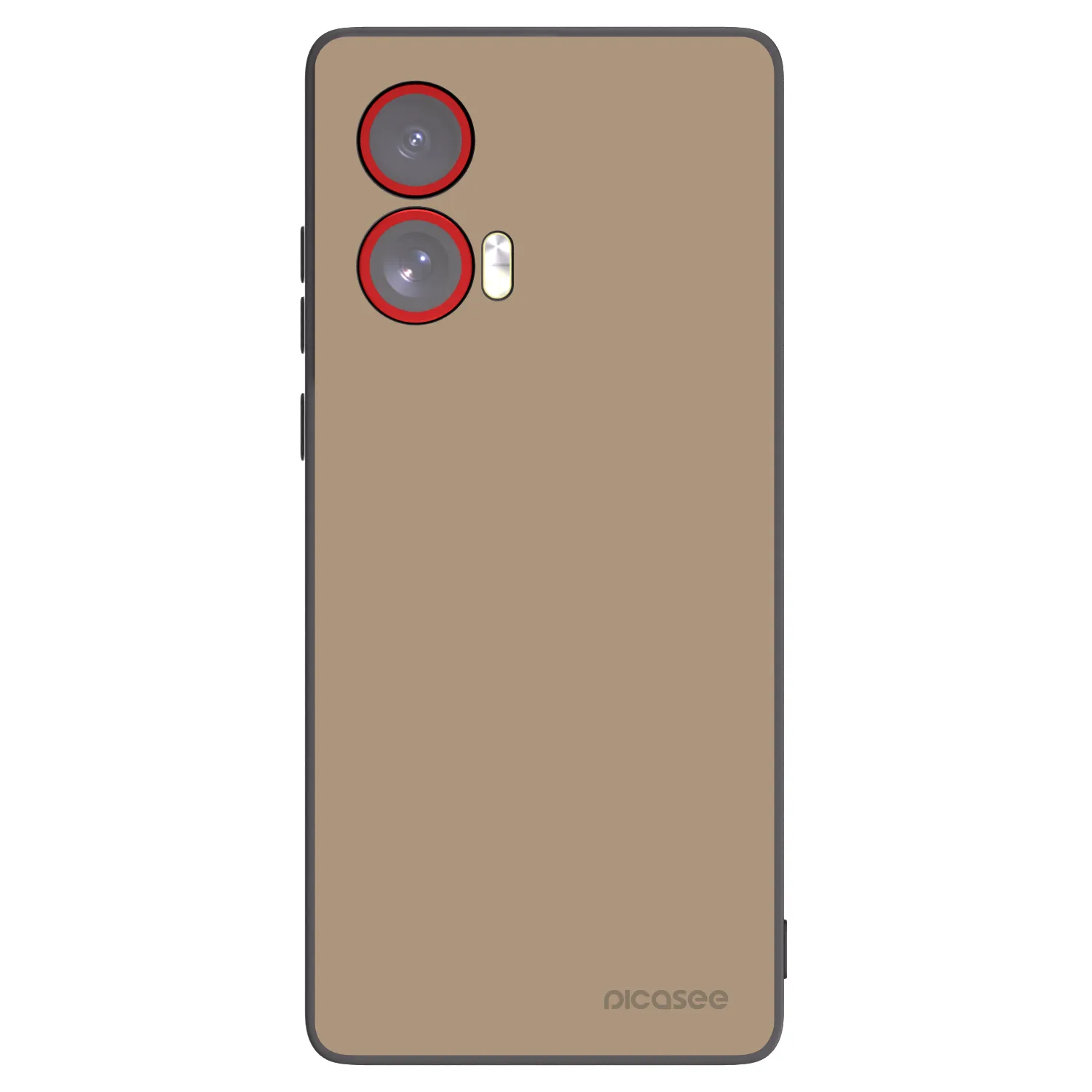 Picasee fekete szilikon tok az alábbi mobiltelefonokra Motorola Edge 50 Fusion - Soft Sand