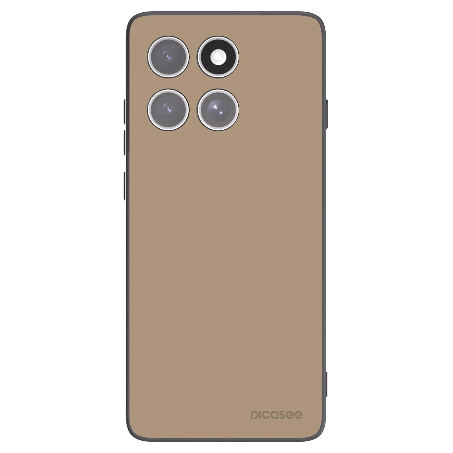 Picasee fekete szilikon tok az alábbi mobiltelefonokra Motorola Edge 60 Fusion - Soft Sand