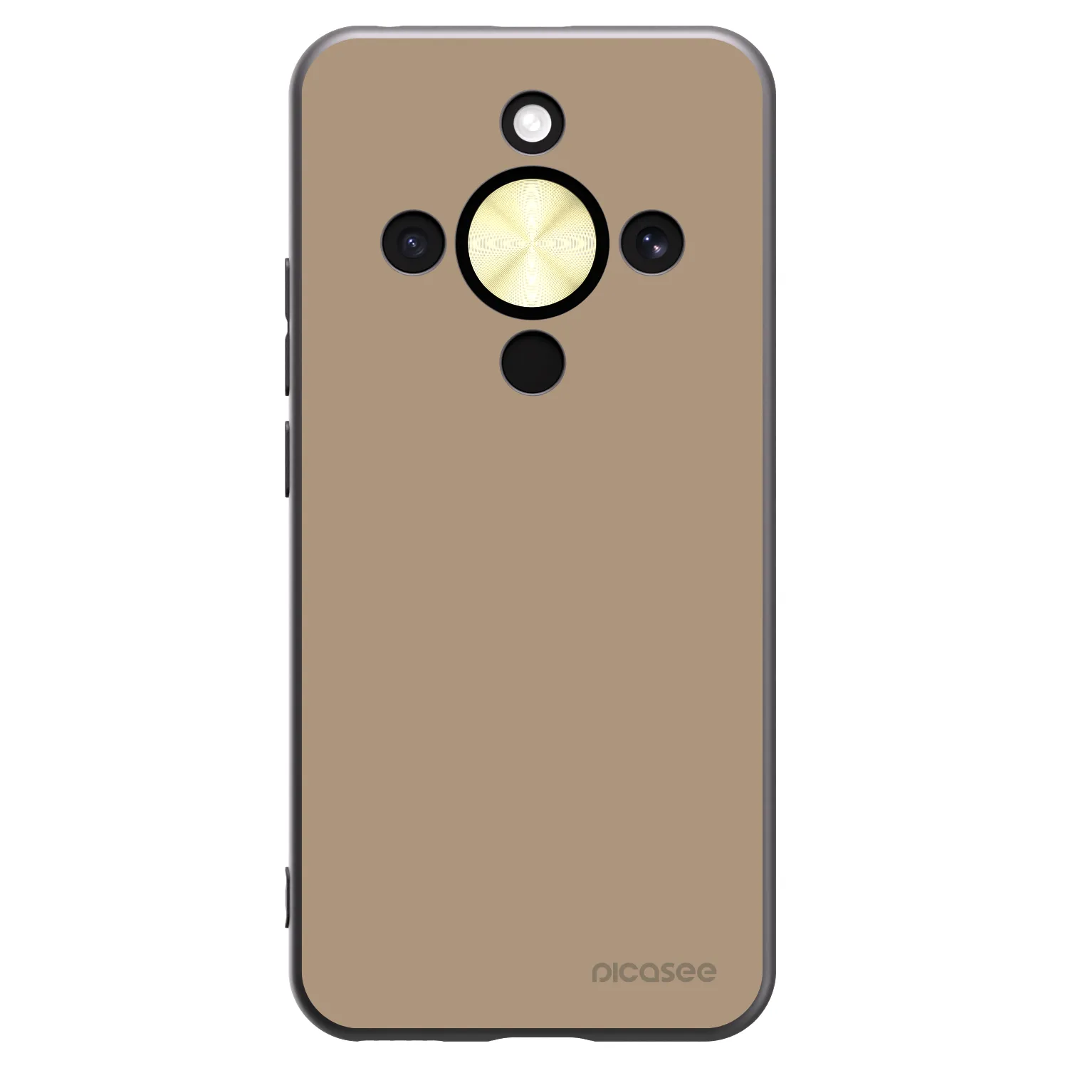 Picasee fekete szilikon tok az alábbi mobiltelefonokra Honor Magic8 Lite 5G - Soft Sand