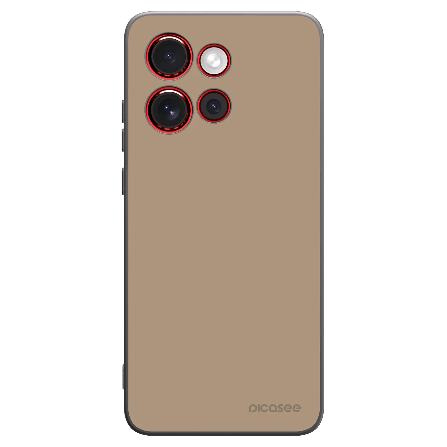 Picasee fekete szilikon tok az alábbi mobiltelefonokra Motorola Edge 60 Neo 5G - Soft Sand