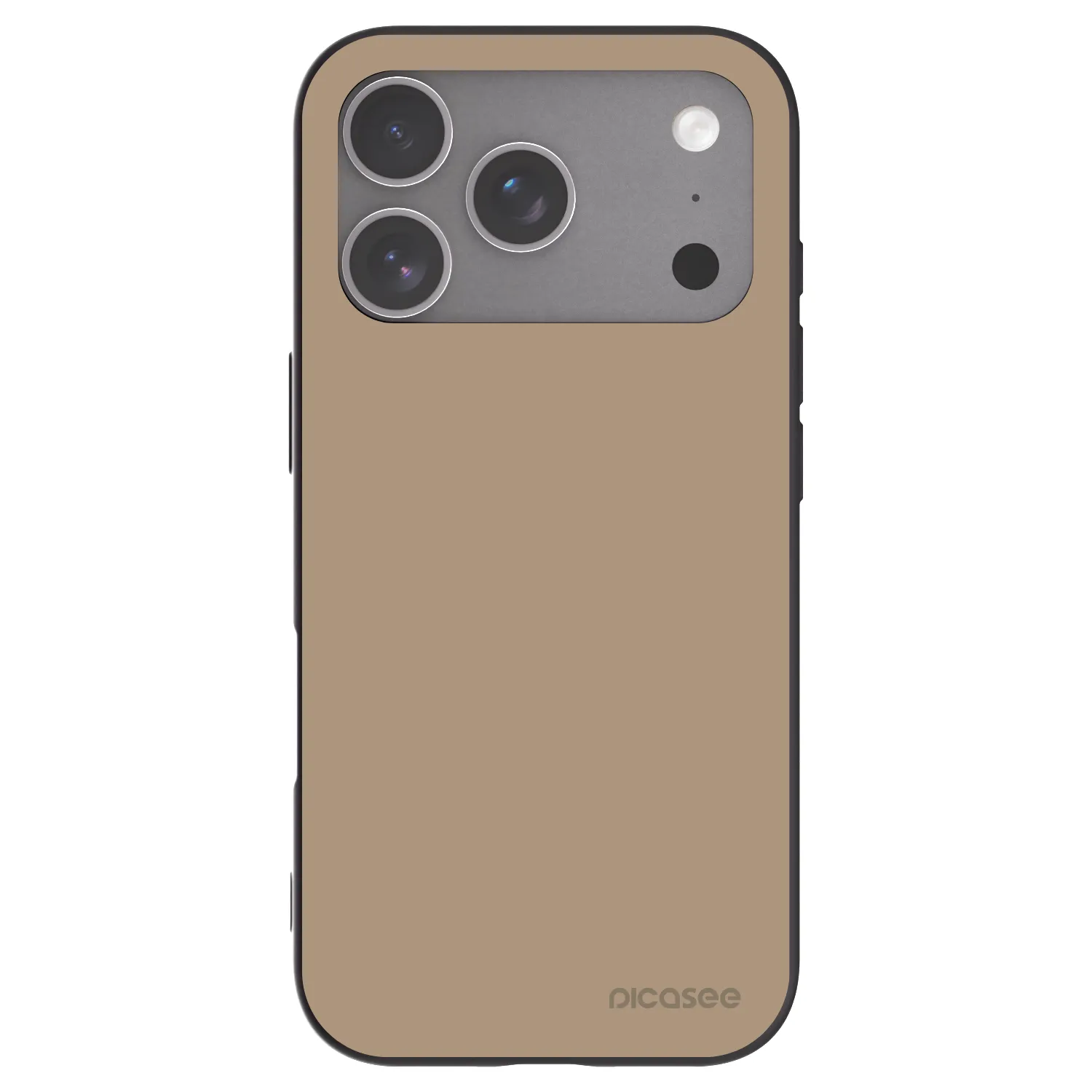 Picasee fekete szilikon tok az alábbi mobiltelefonokra Apple iPhone 18 Pro - Soft Sand