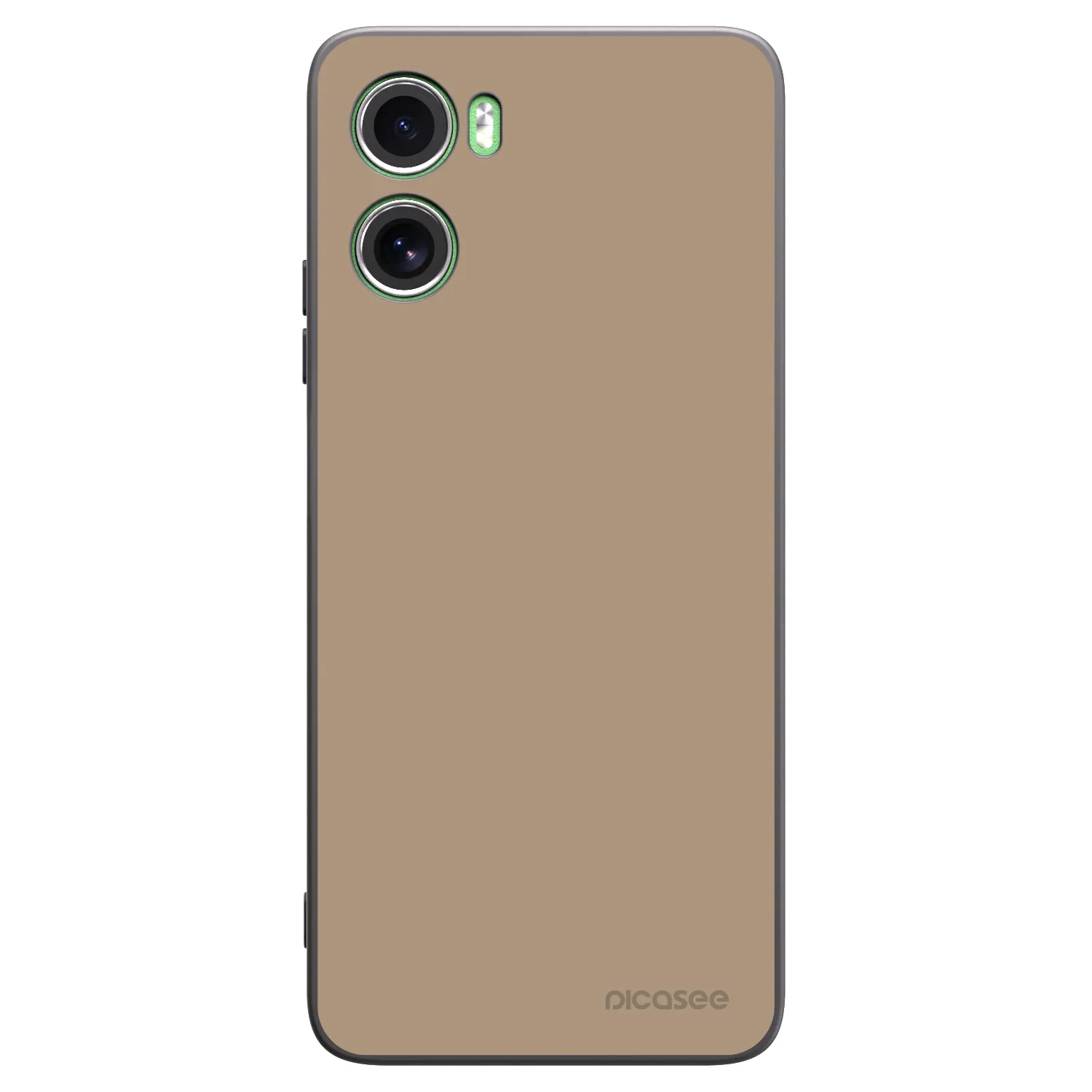 Picasee fekete szilikon tok az alábbi mobiltelefonokra Motorola Moto G06 - Soft Sand