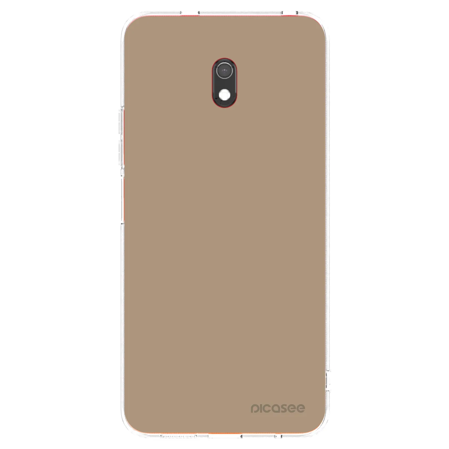 Picasee átlátszó szilikon tok az alábbi mobiltelefonokra Xiaomi Redmi 8A - Soft Sand