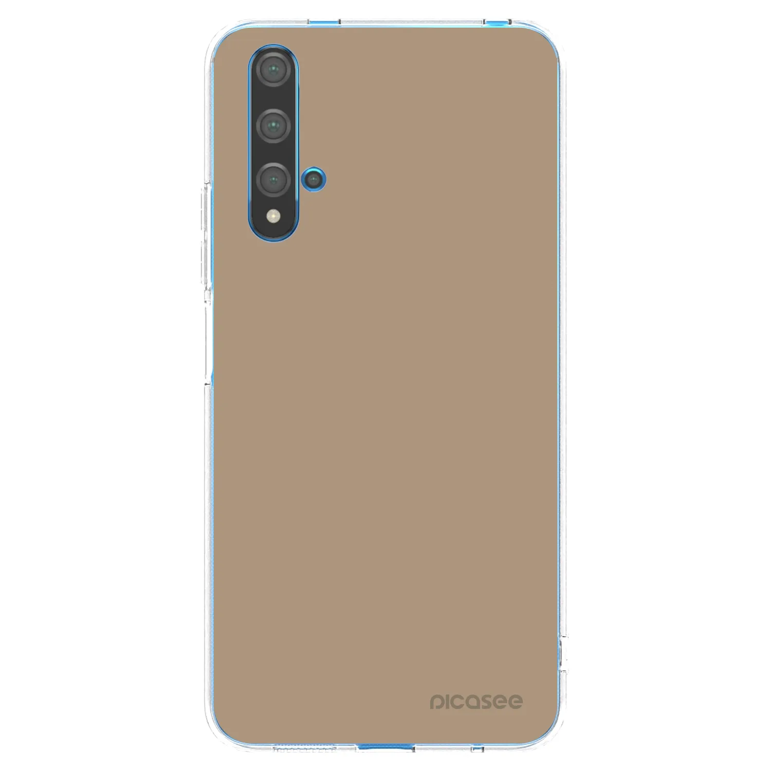 Picasee átlátszó szilikon tok az alábbi mobiltelefonokra Huawei Nova 5T - Soft Sand