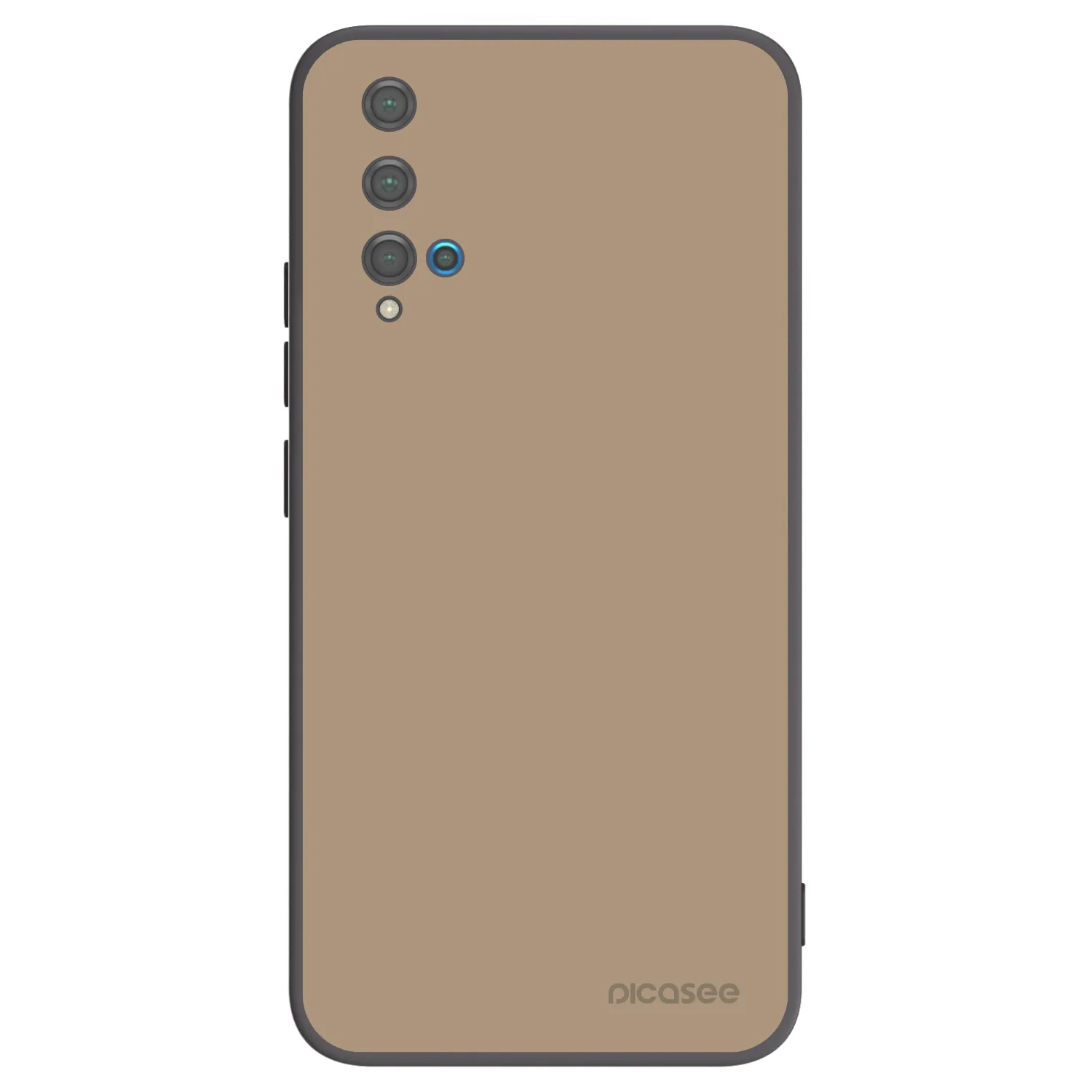 Picasee fekete szilikon tok az alábbi mobiltelefonokra Huawei Nova 5T - Soft Sand