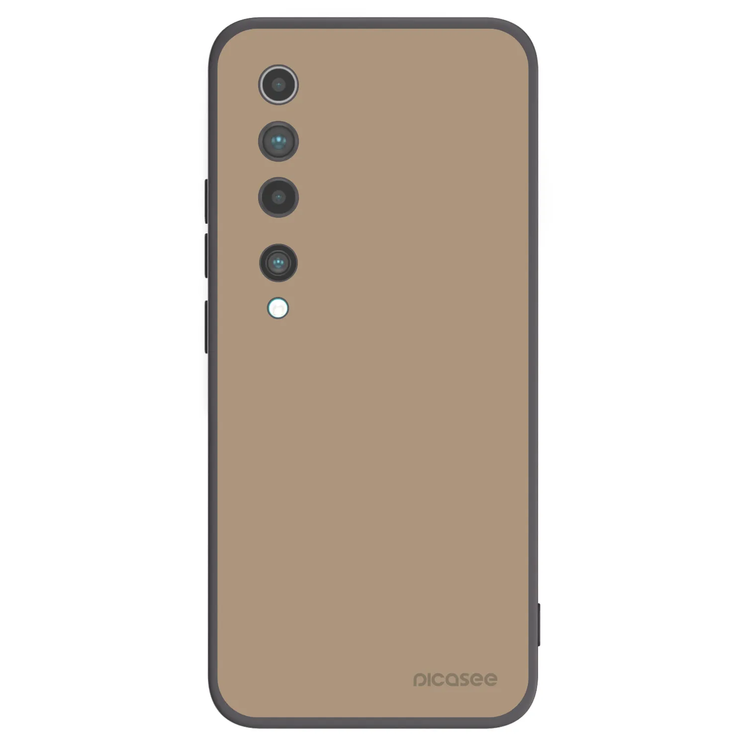 Picasee fekete szilikon tok az alábbi mobiltelefonokra Xiaomi Mi 10 - Soft Sand