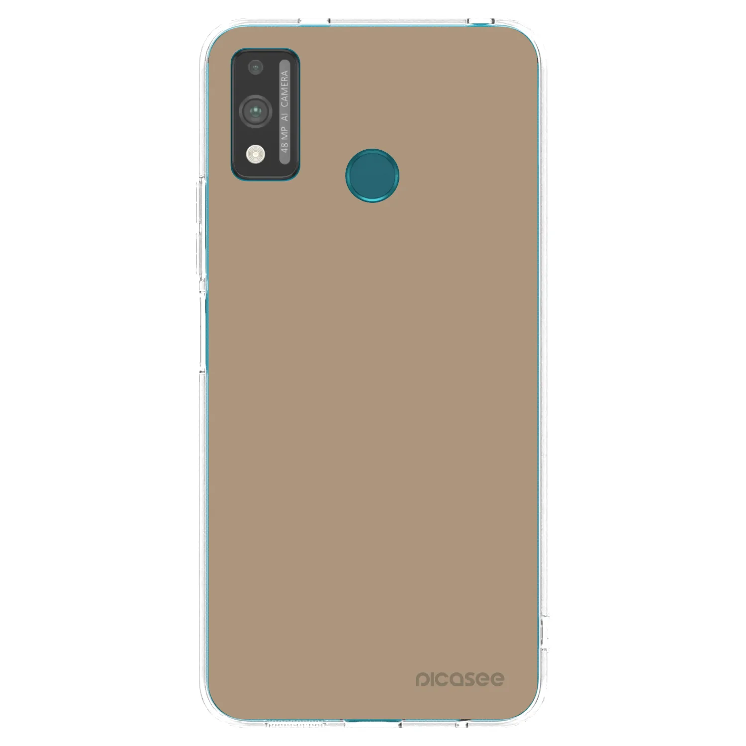 Picasee átlátszó szilikon tok az alábbi mobiltelefonokra Honor 9X Lite - Soft Sand