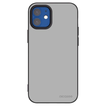 Picasee fekete szilikon tok az alábbi mobiltelefonokra Apple iPhone 12 mini - Stone