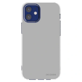 Picasee átlátszó szilikon tok az alábbi mobiltelefonokra Apple iPhone 12 mini - Stone