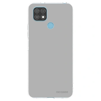 Picasee átlátszó szilikon tok az alábbi mobiltelefonokra Realme C21 - Stone