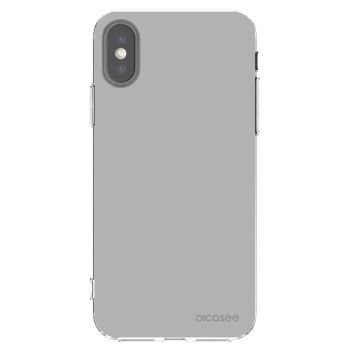 Picasee átlátszó szilikon tok az alábbi mobiltelefonokra Apple iPhone X/XS - Stone