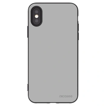 Picasee fekete szilikon tok az alábbi mobiltelefonokra Apple iPhone X/XS - Stone