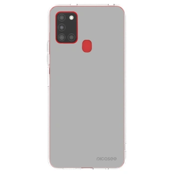 Picasee átlátszó szilikon tok az alábbi mobiltelefonokra Samsung Galaxy A21s - Stone