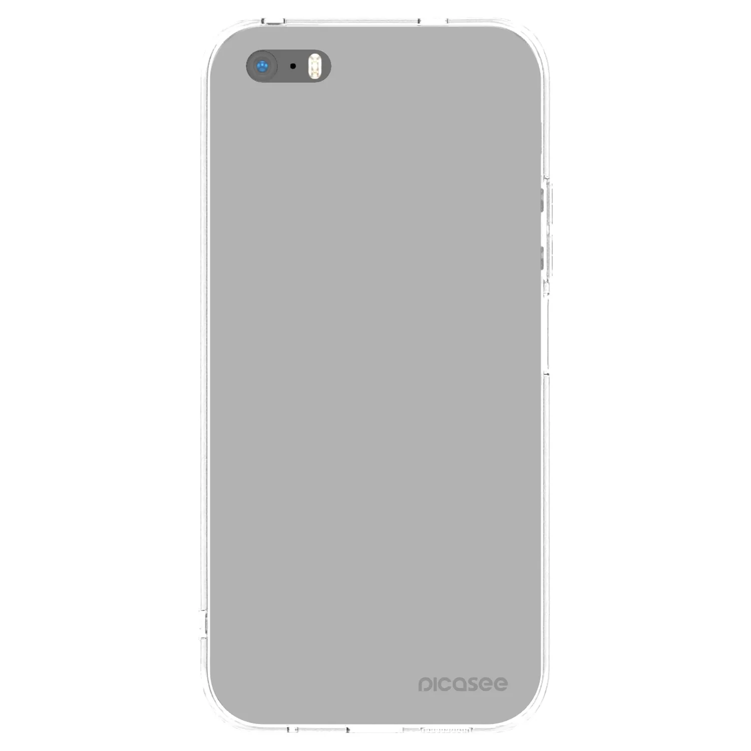 Picasee átlátszó szilikon tok az alábbi mobiltelefonokra Apple iPhone 5/5S/SE - Stone