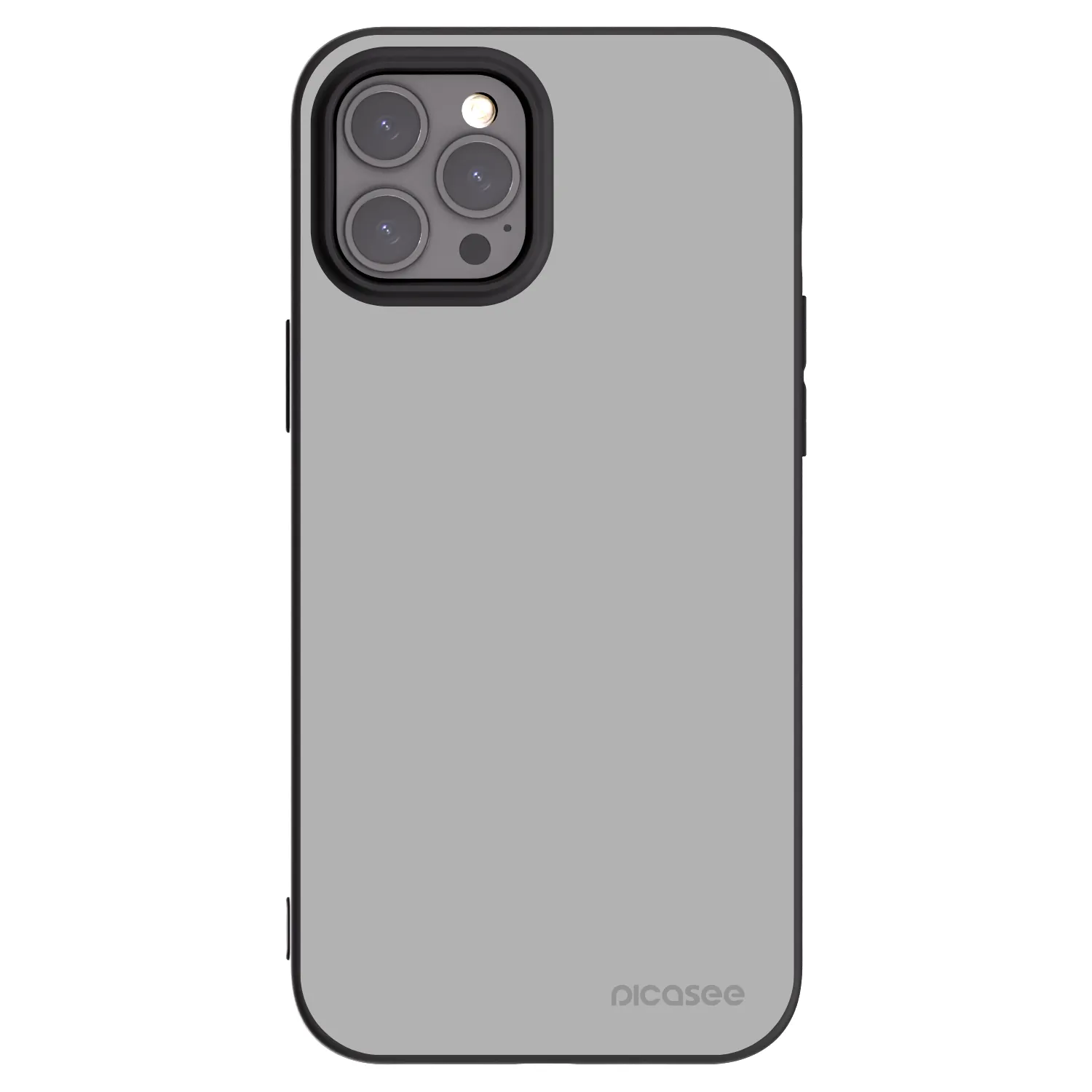 Picasee fekete szilikon tok az alábbi mobiltelefonokra Apple iPhone 12 Pro Max - Stone