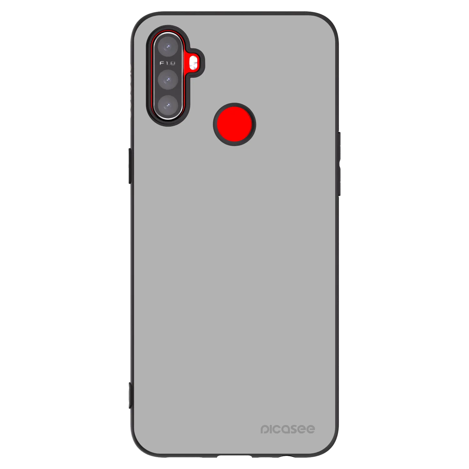 Picasee fekete szilikon tok az alábbi mobiltelefonokra Realme C3 - Stone