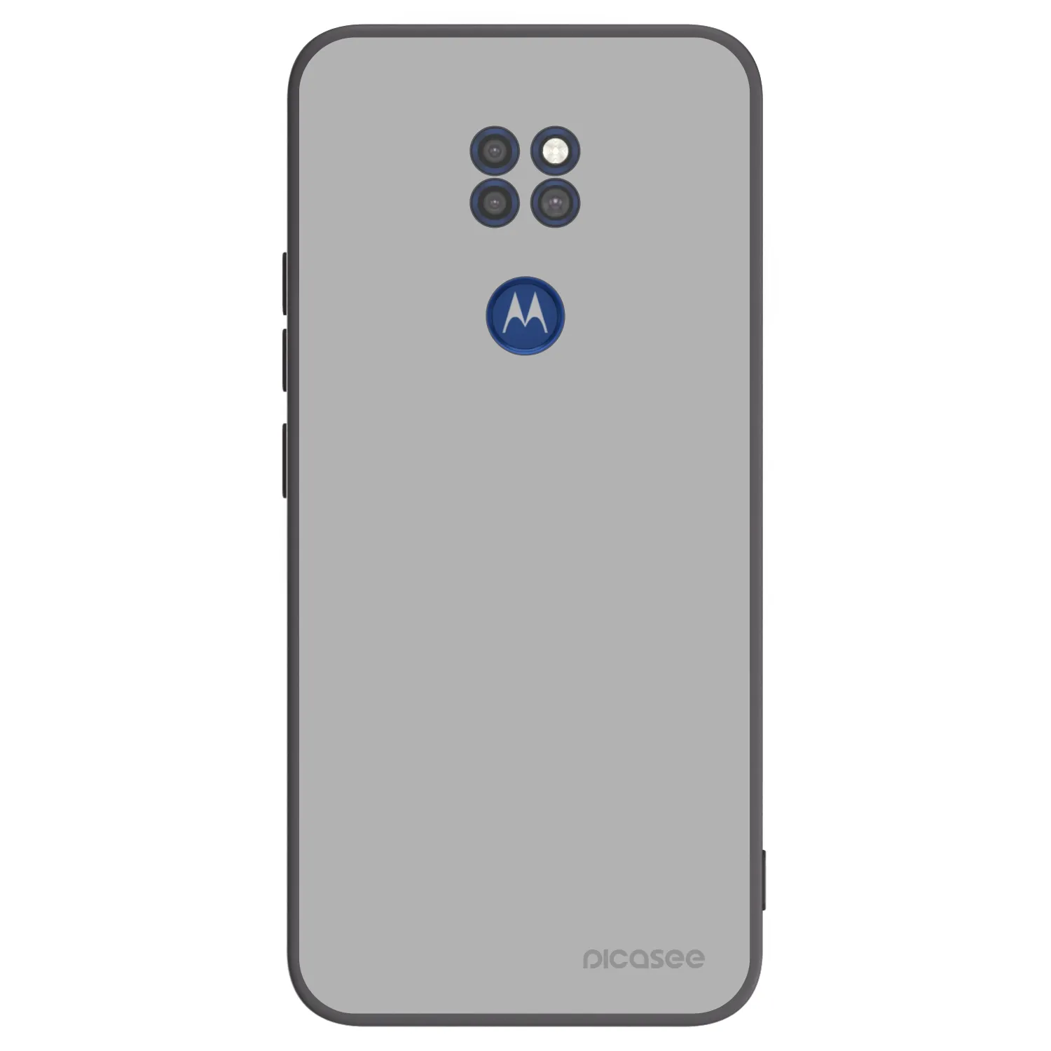 Picasee fekete szilikon tok az alábbi mobiltelefonokra Motorola Moto G9 Play - Stone