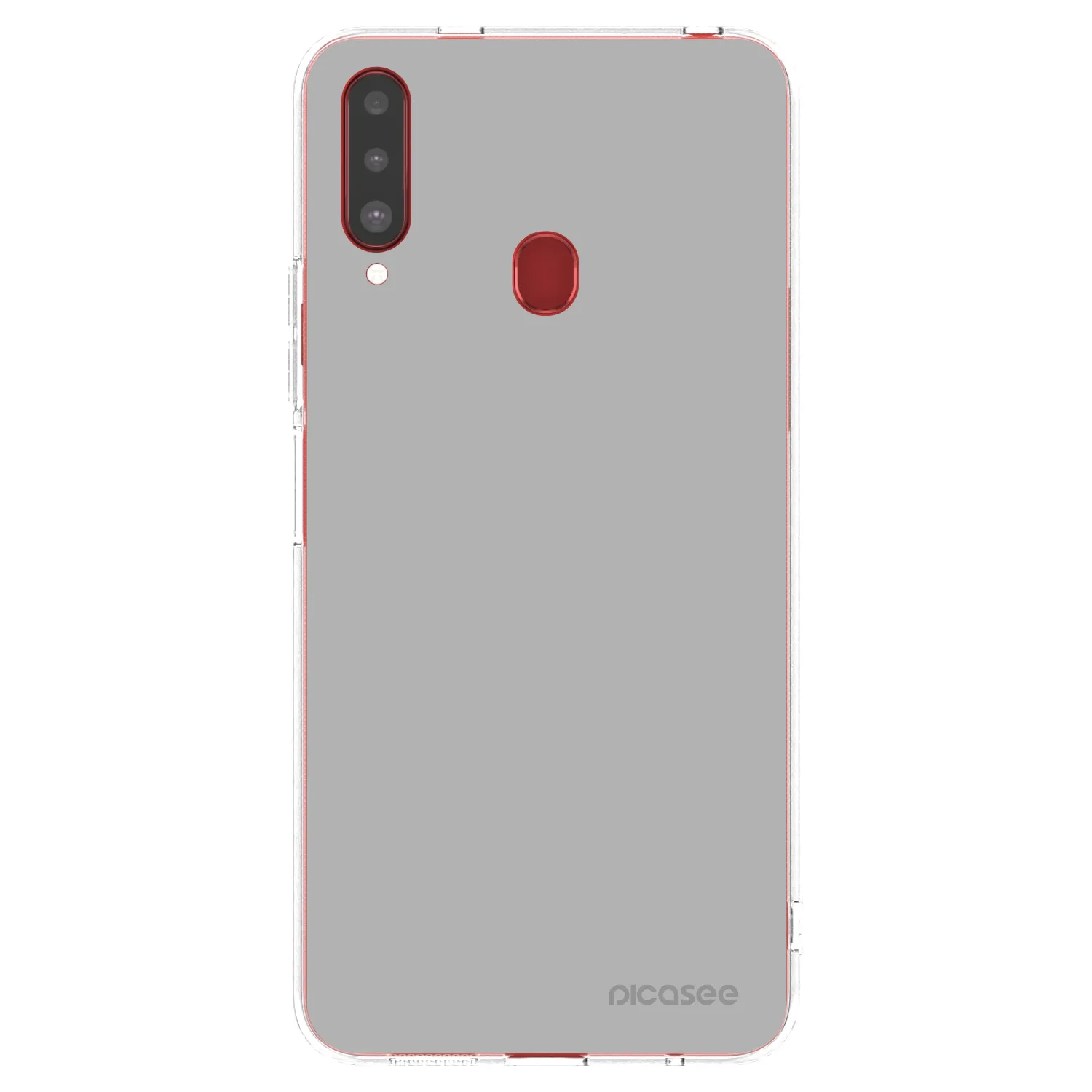 Picasee átlátszó szilikon tok az alábbi mobiltelefonokra Samsung Galaxy A20s - Stone