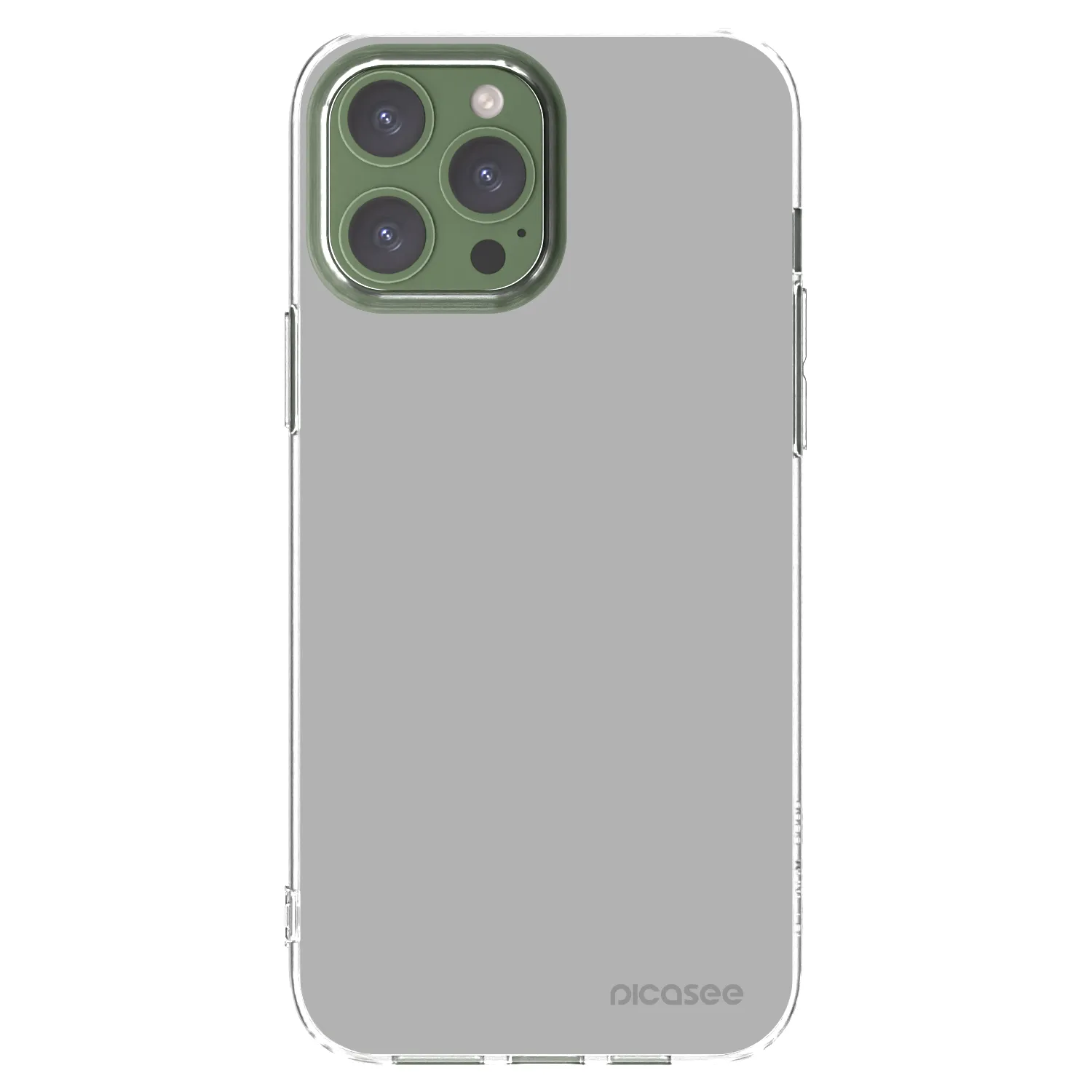 Picasee átlátszó szilikon tok az alábbi mobiltelefonokra Apple iPhone 13 Pro Max - Stone
