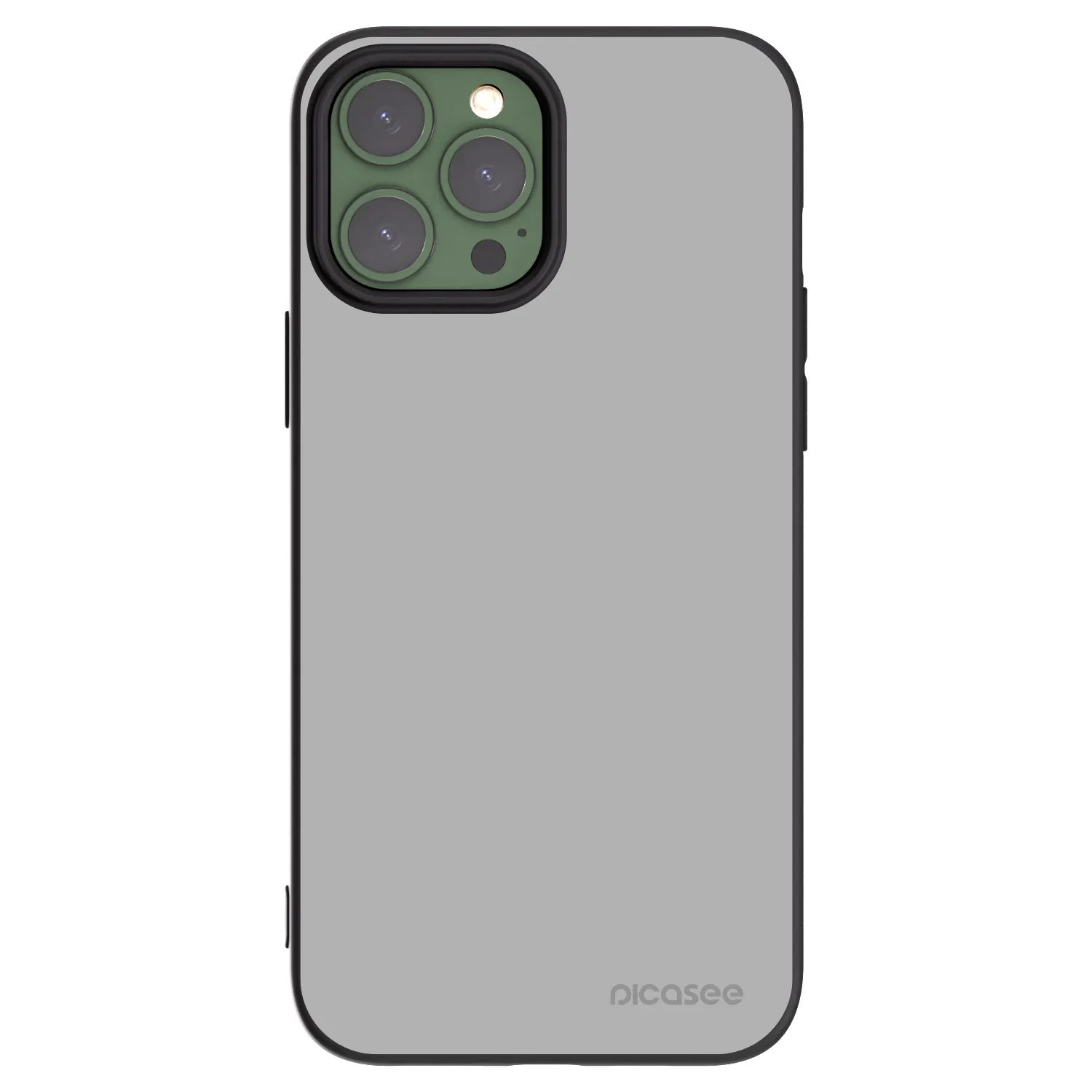 Picasee fekete szilikon tok az alábbi mobiltelefonokra Apple iPhone 13 Pro Max - Stone