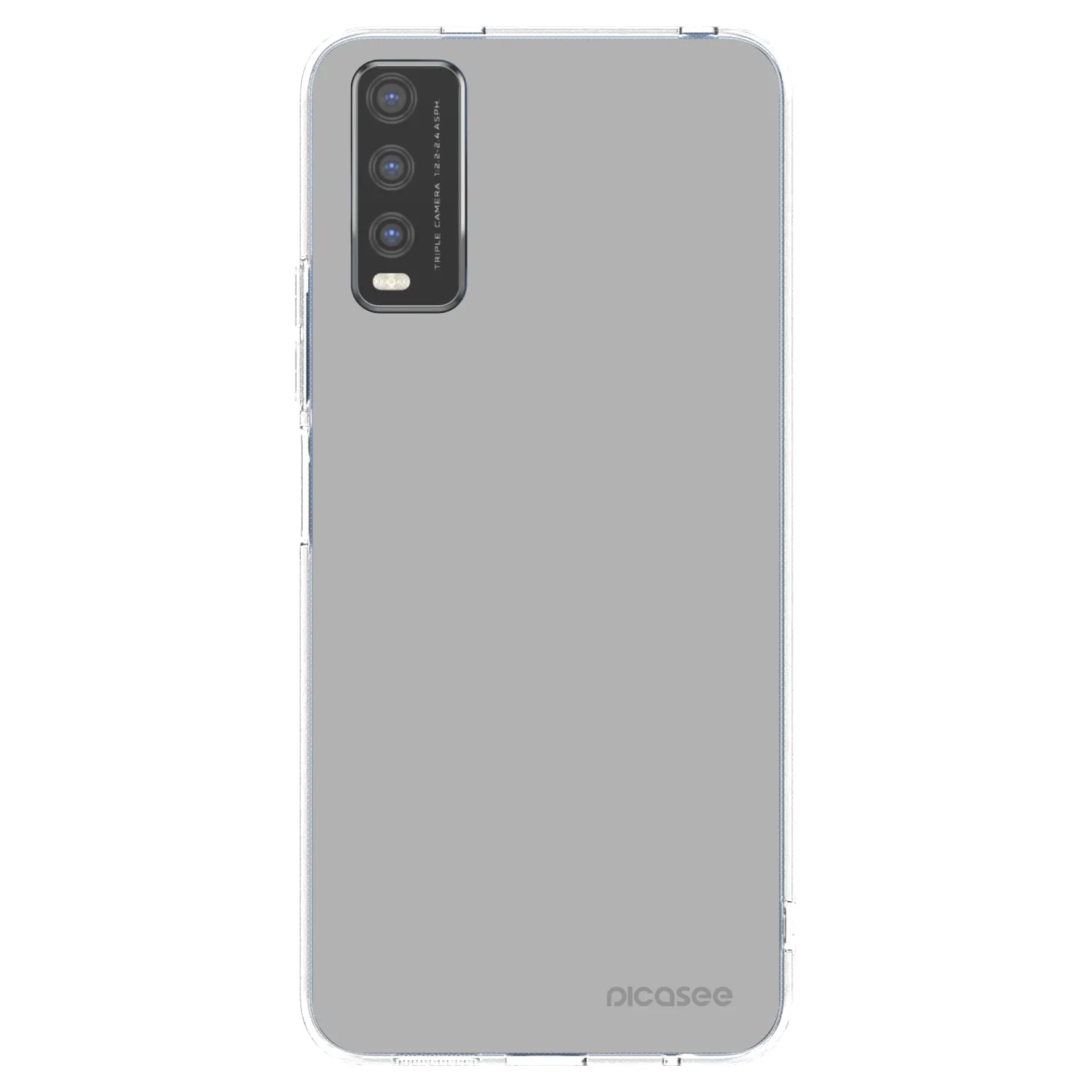 Picasee átlátszó szilikon tok az alábbi mobiltelefonokra Vivo Y20s - Stone