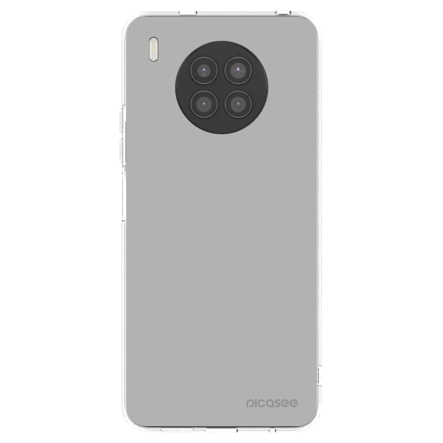 Picasee átlátszó szilikon tok az alábbi mobiltelefonokra Huawei Nova 8i - Stone